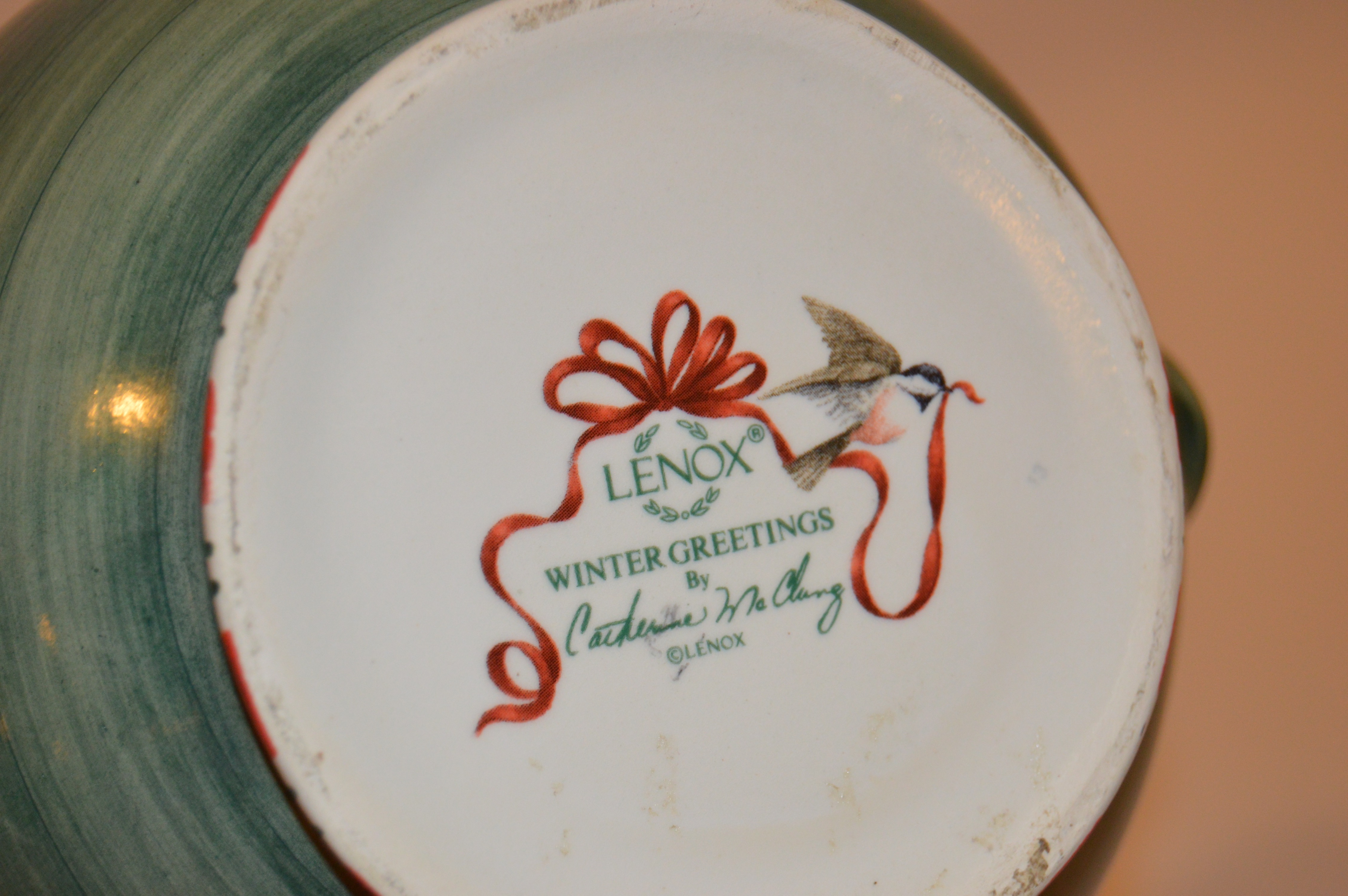Lenox 'Winter Greetings' Holiday Platter and Pitcher