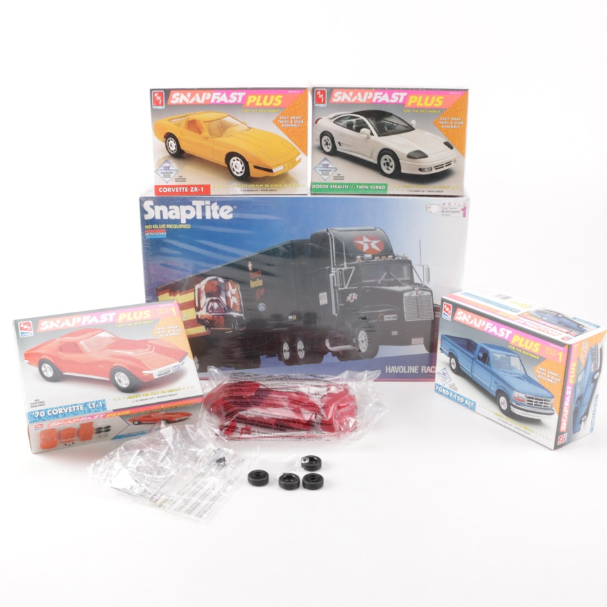 SnapTite and SnapFast Plus Beginner Model Car Kits