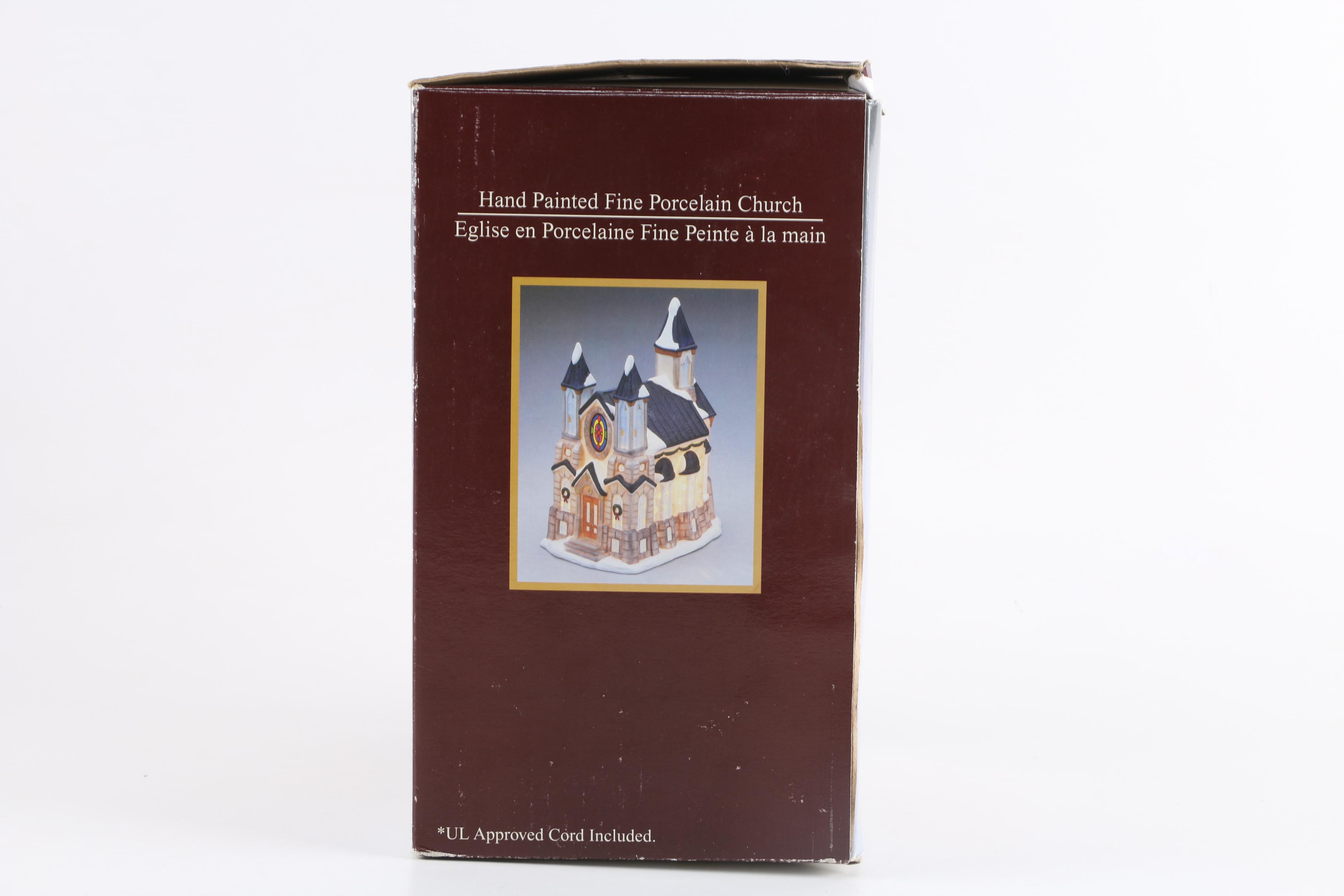 Hand Painted Porcelain Lighted Churches