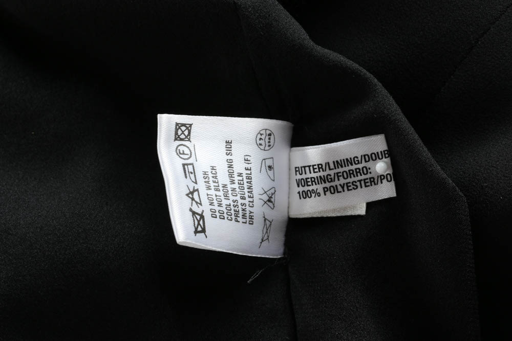 Escada Black Beaded Sleeveless Cocktail Dress