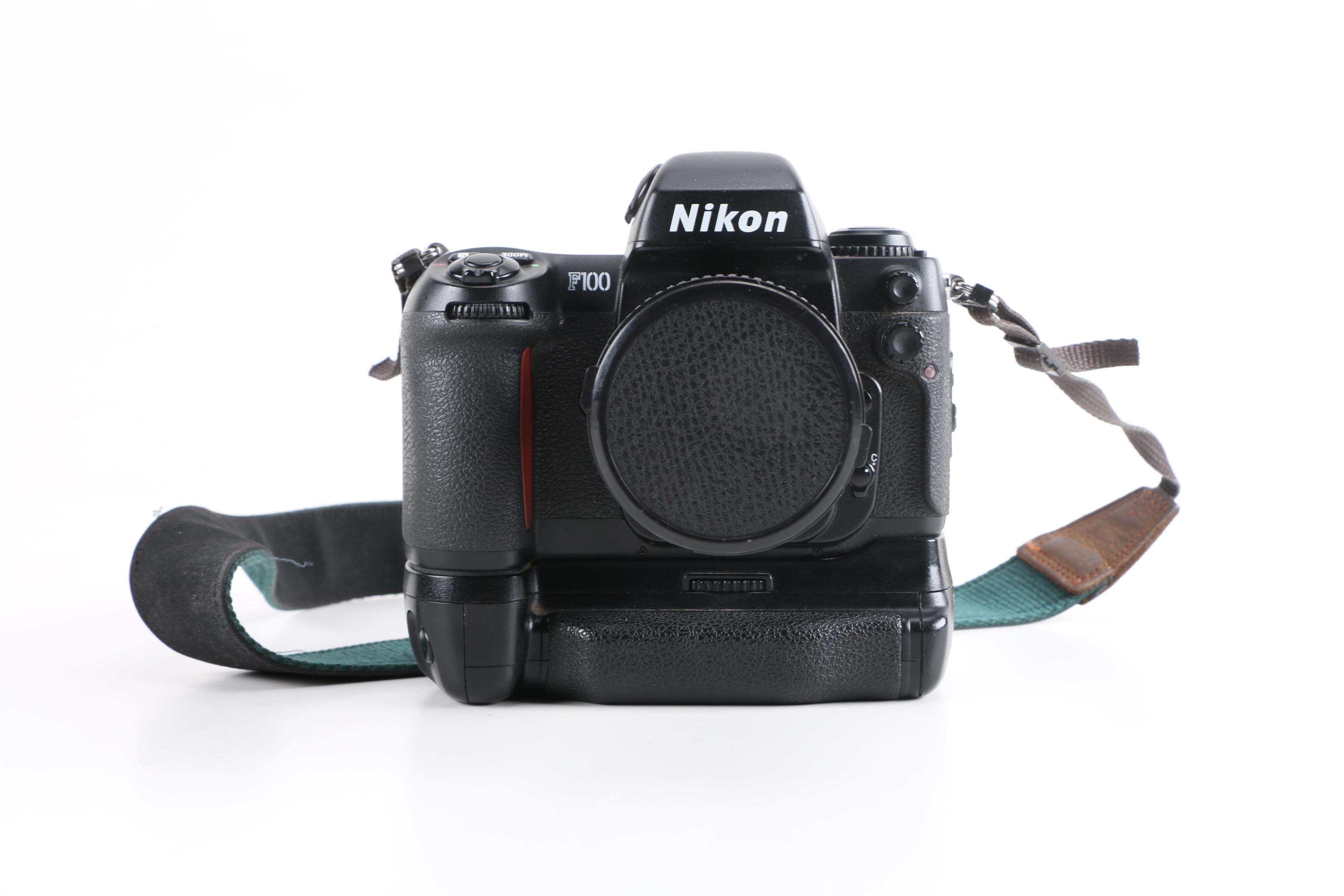 Nikon F100 Camera and Bag