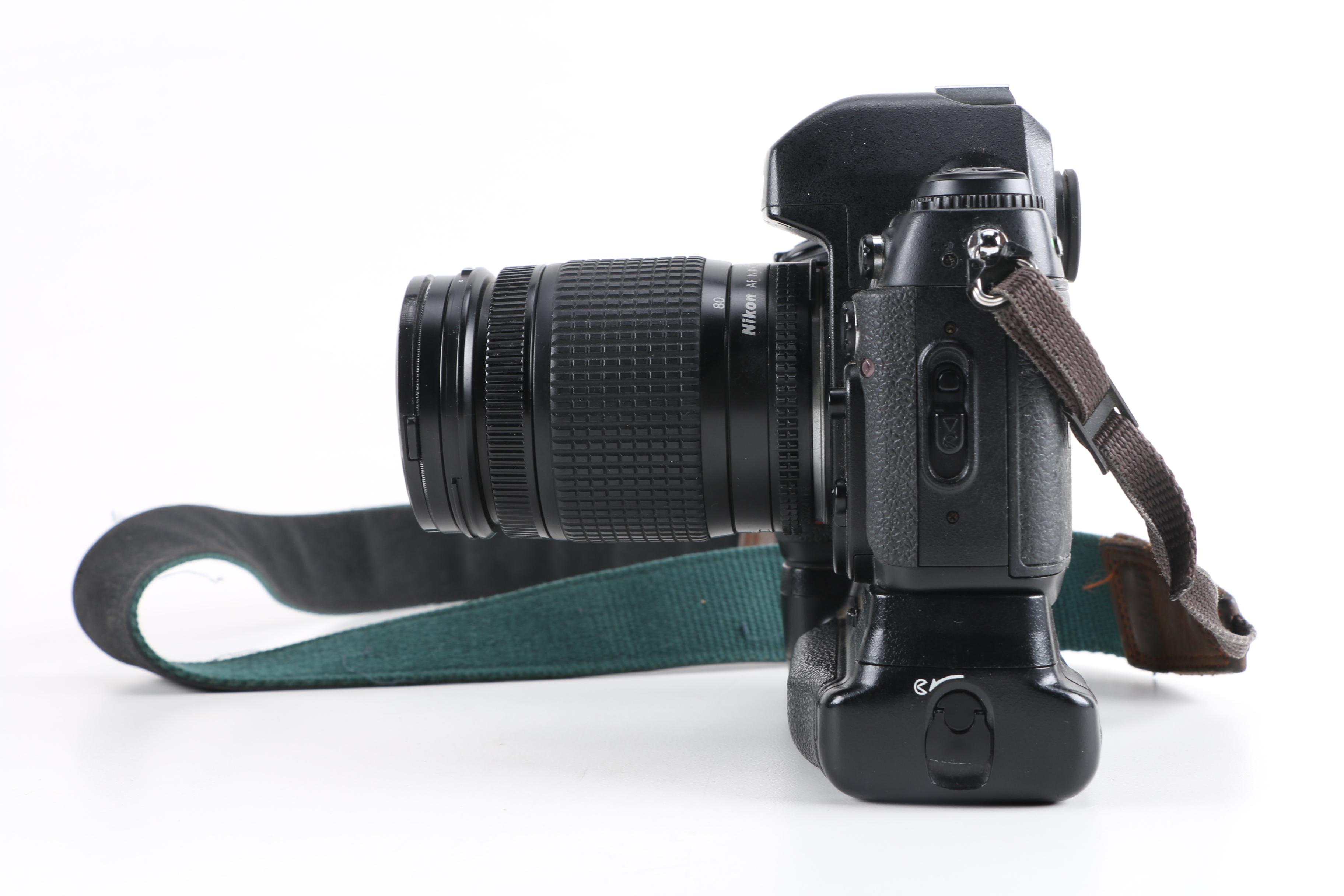 Nikon F100 Camera and Bag