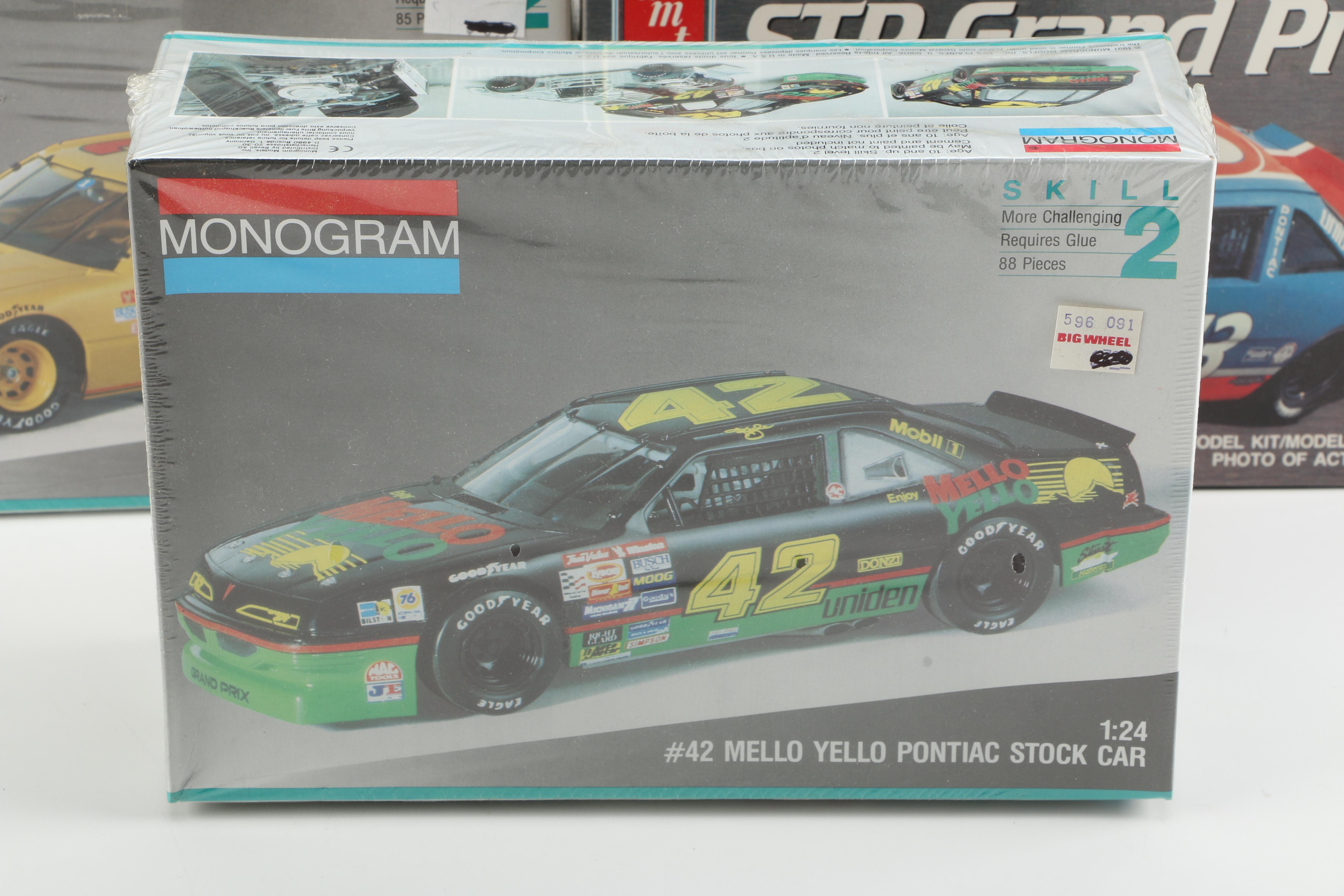 Collection of NASCAR 1:24 Scale Model Stock Car Kits
