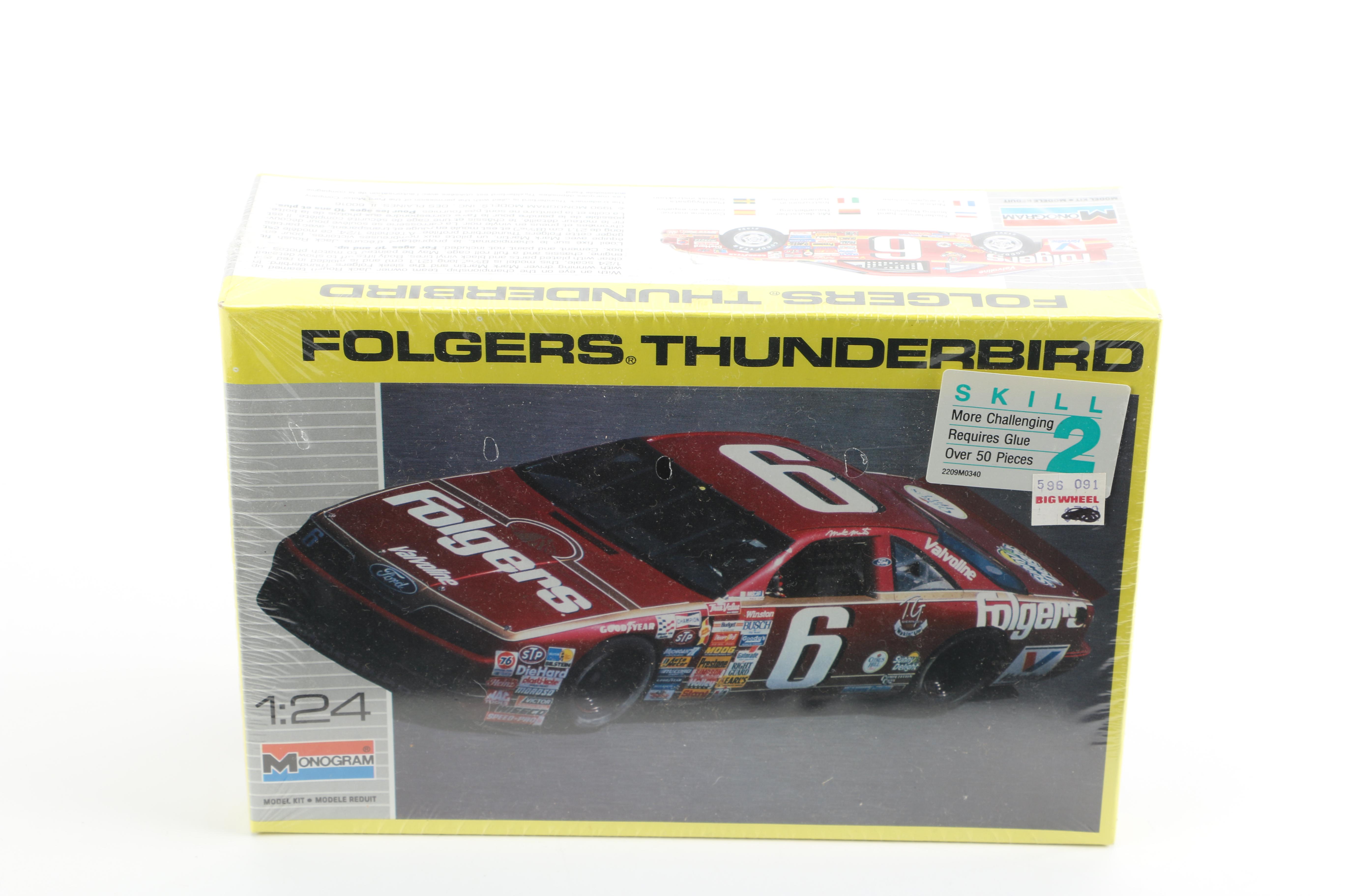 Collection of NASCAR 1:24 Scale Model Stock Car Kits