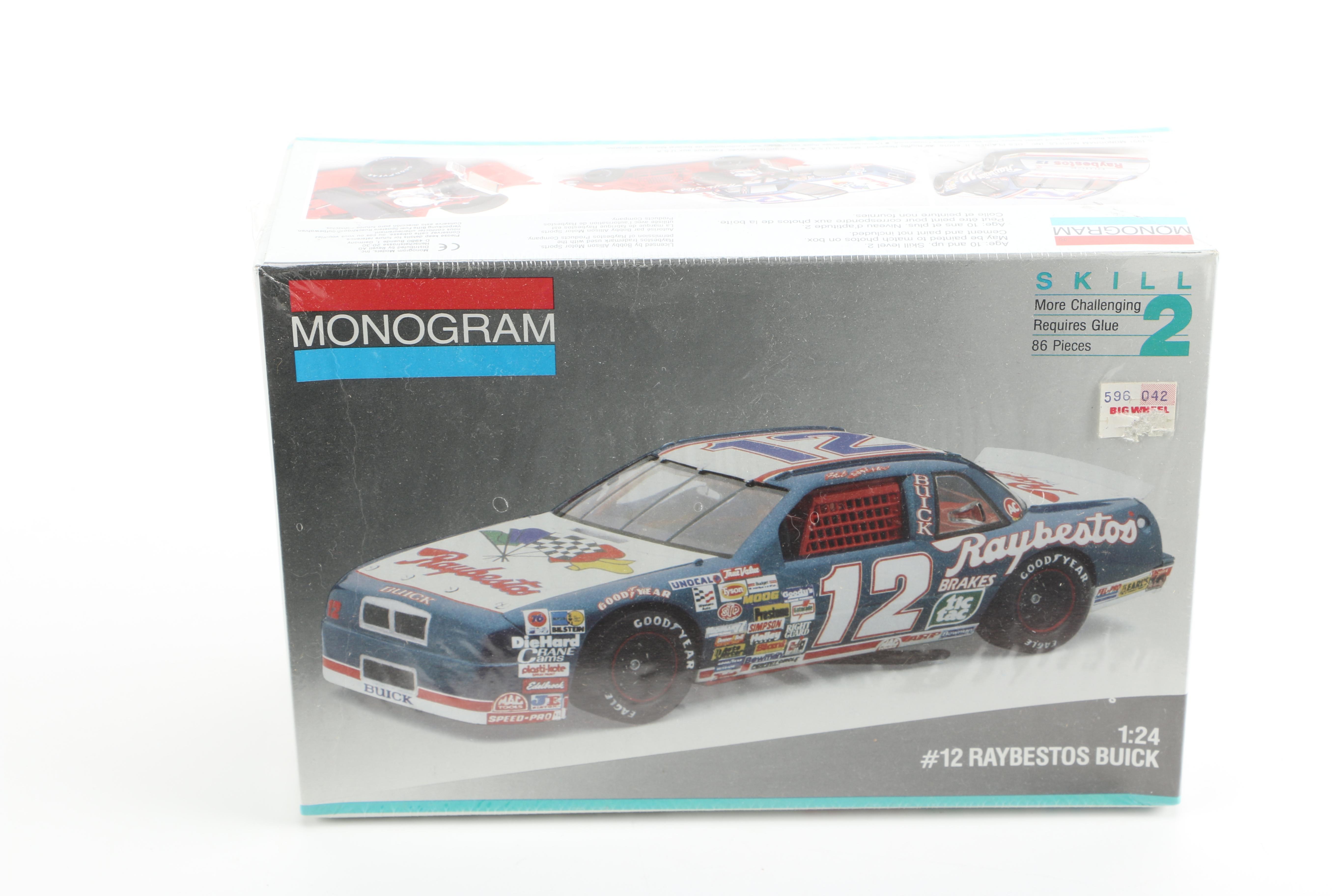 Collection of NASCAR 1:24 Scale Model Stock Car Kits