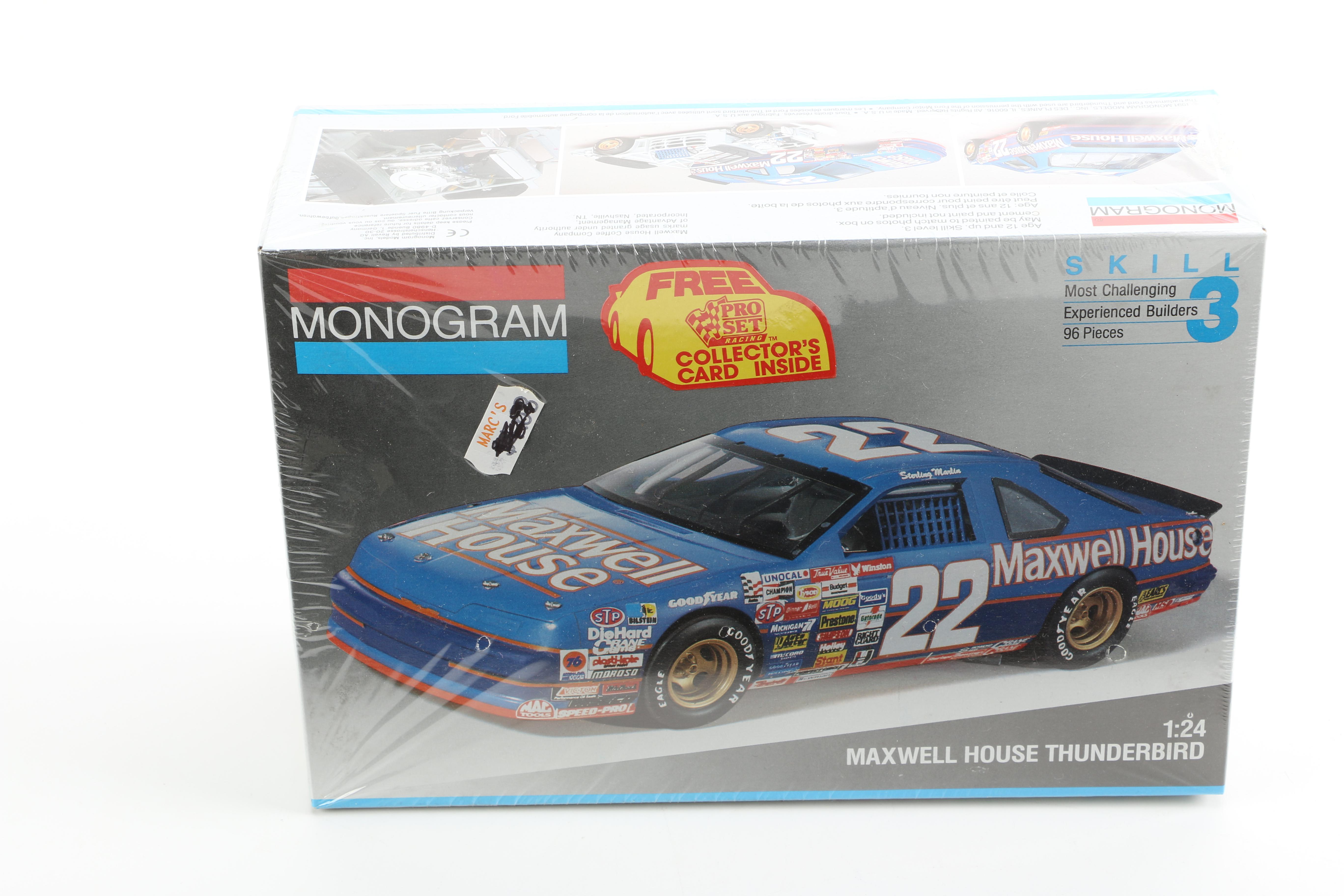 Collection of NASCAR 1:24 Scale Model Stock Car Kits
