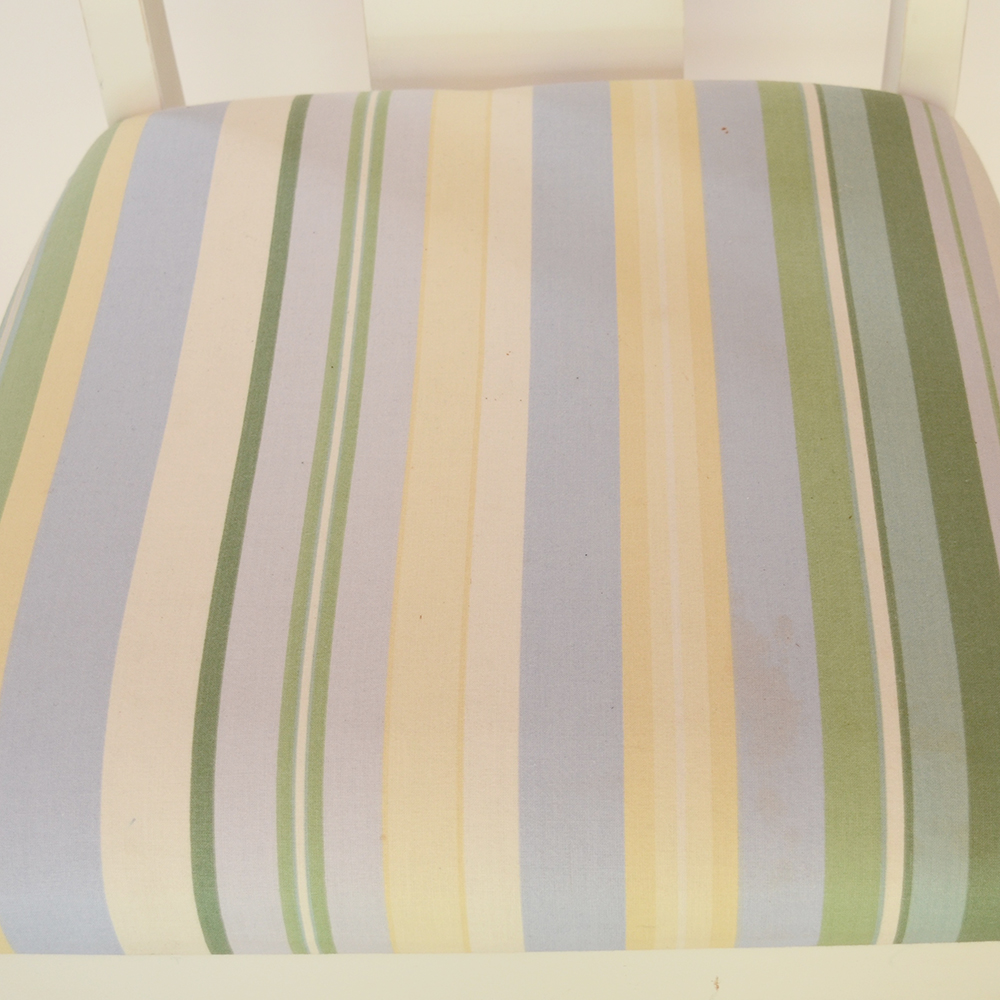 Off-White Wooden Side Chair by Thomasville