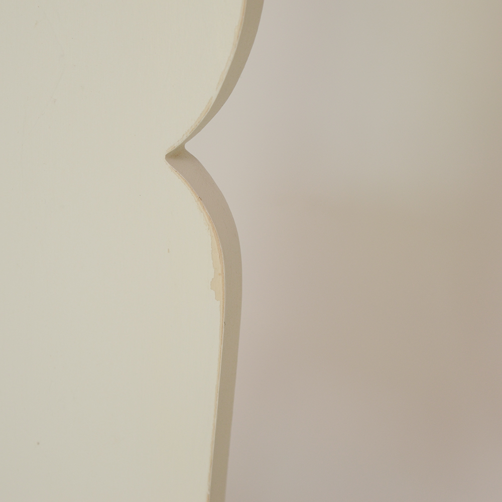 Off-White Wooden Side Chair by Thomasville