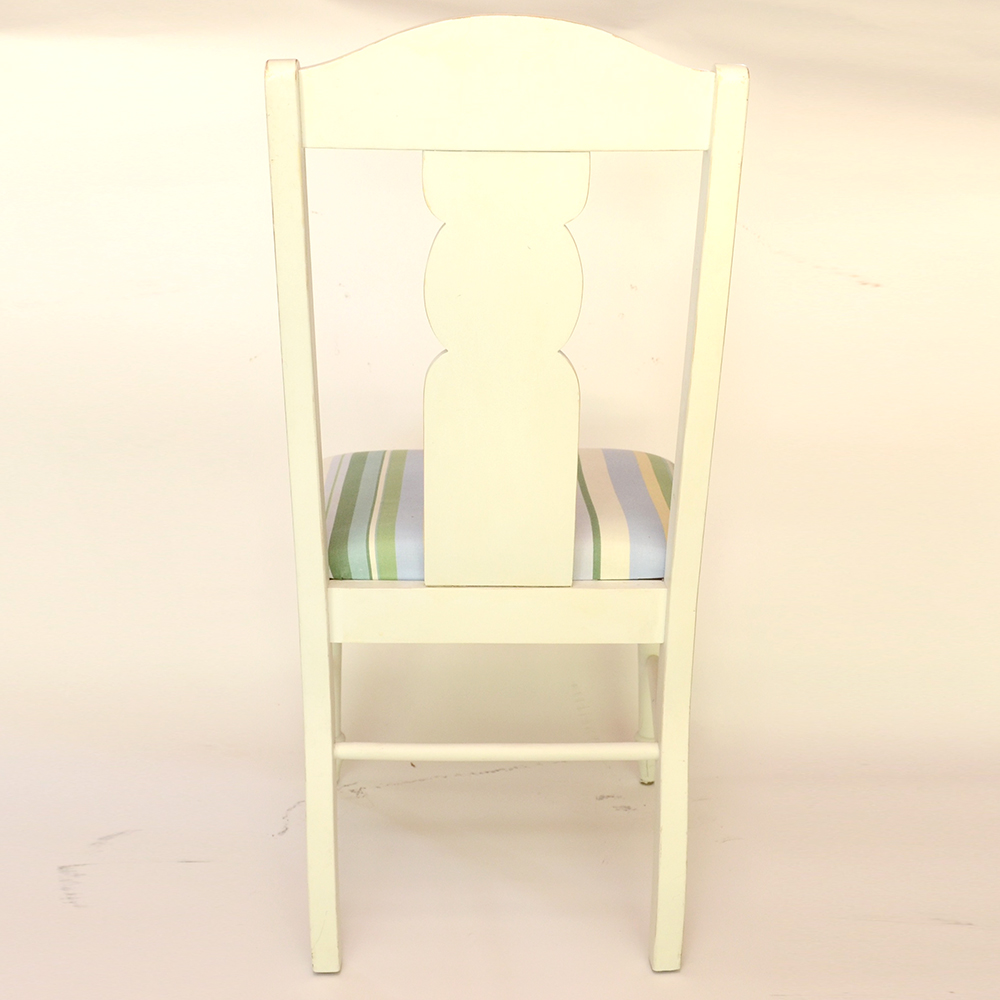Off-White Wooden Side Chair by Thomasville