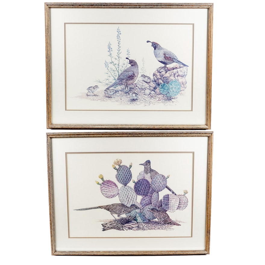 Gary J. Dixon Framed Bird Prints