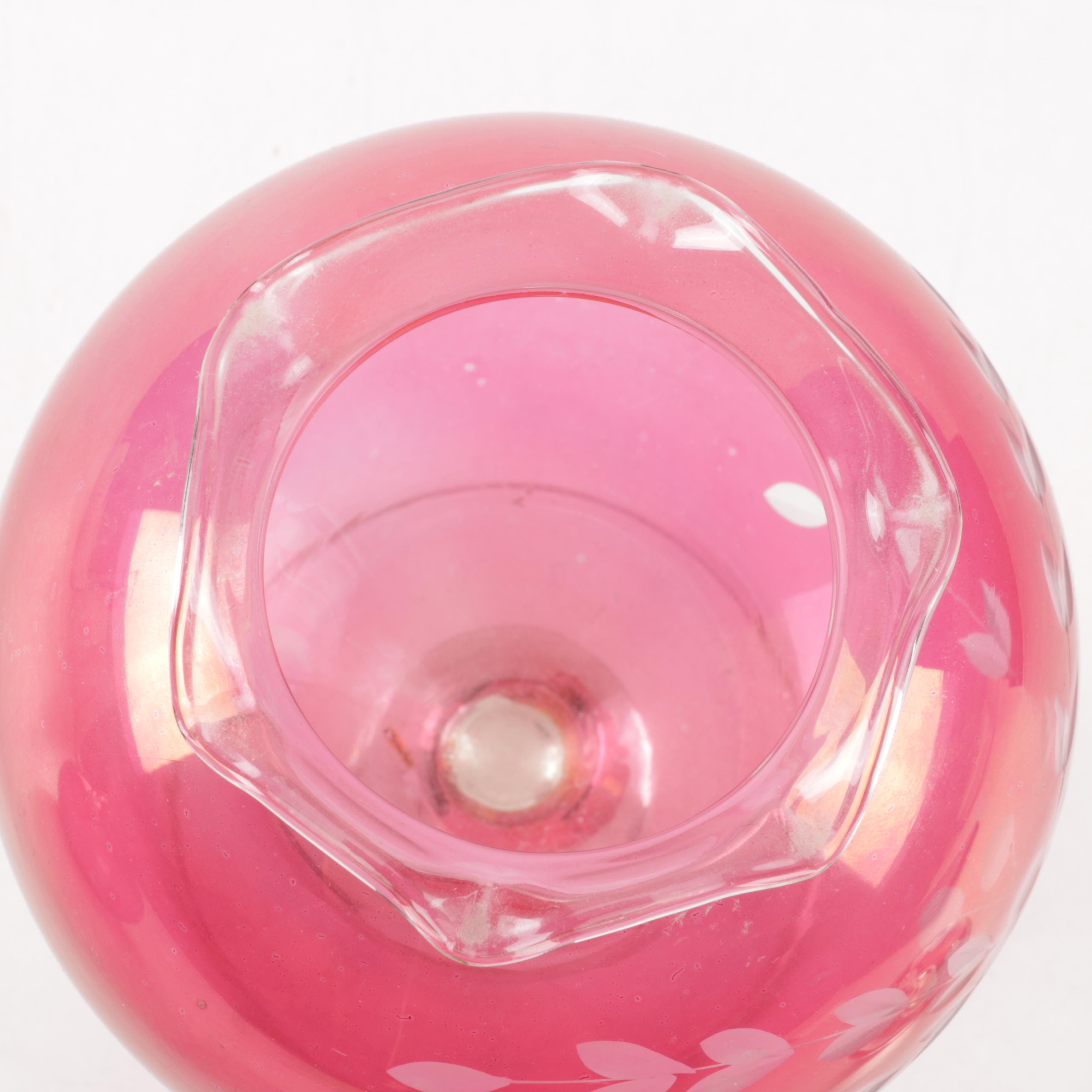 Glass Vases and Paperweight