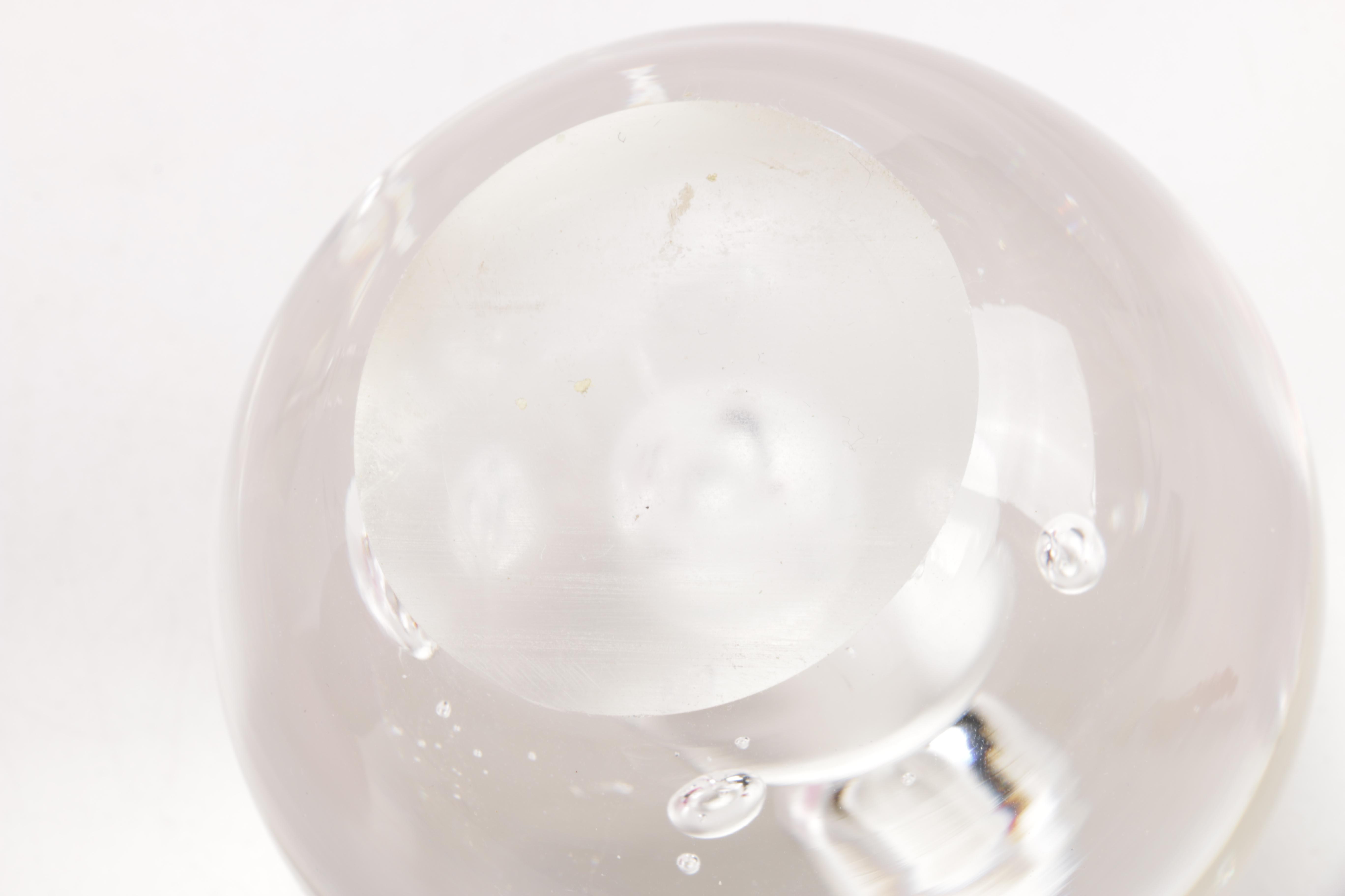 Glass Vases and Paperweight