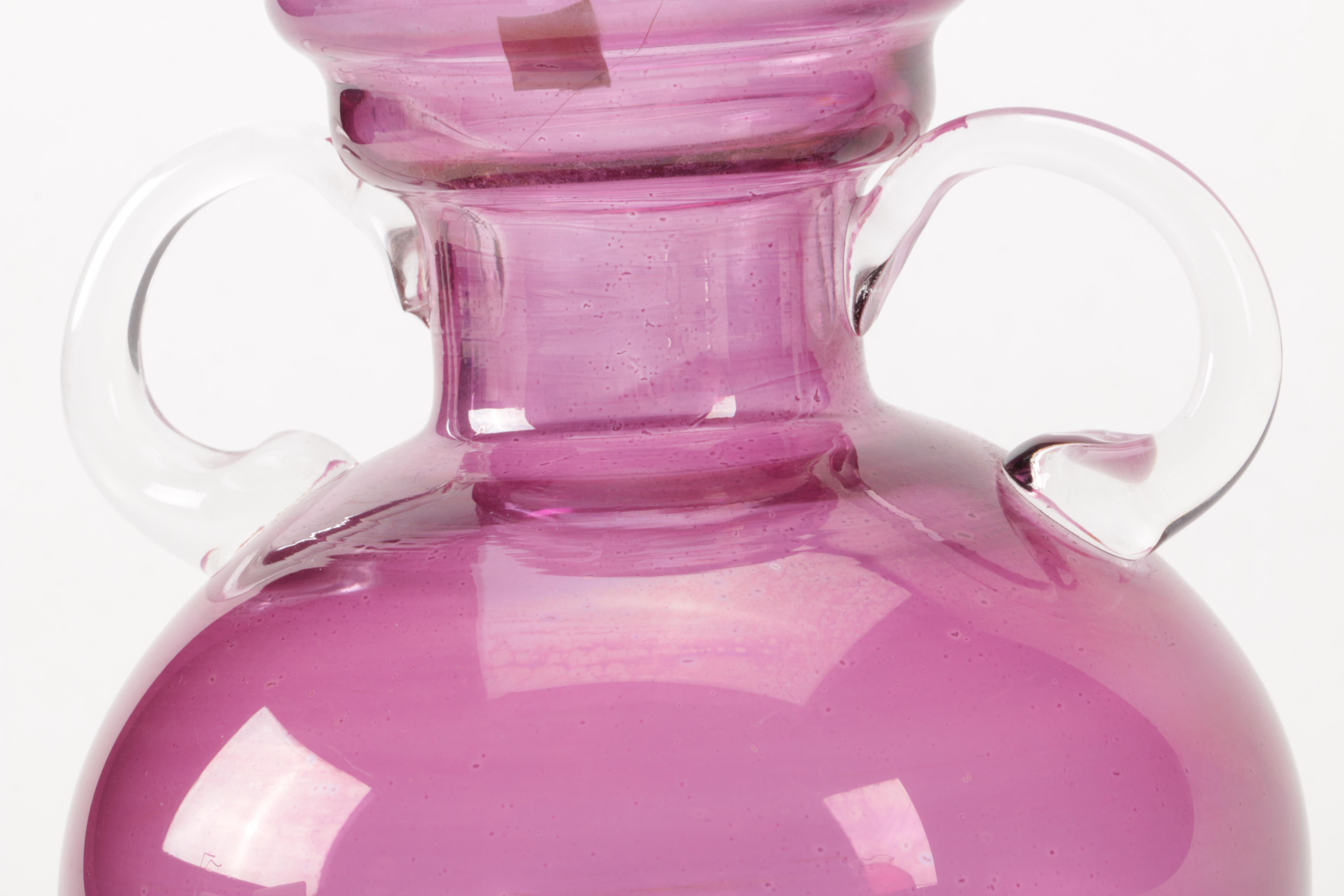 Glass Vases and Paperweight