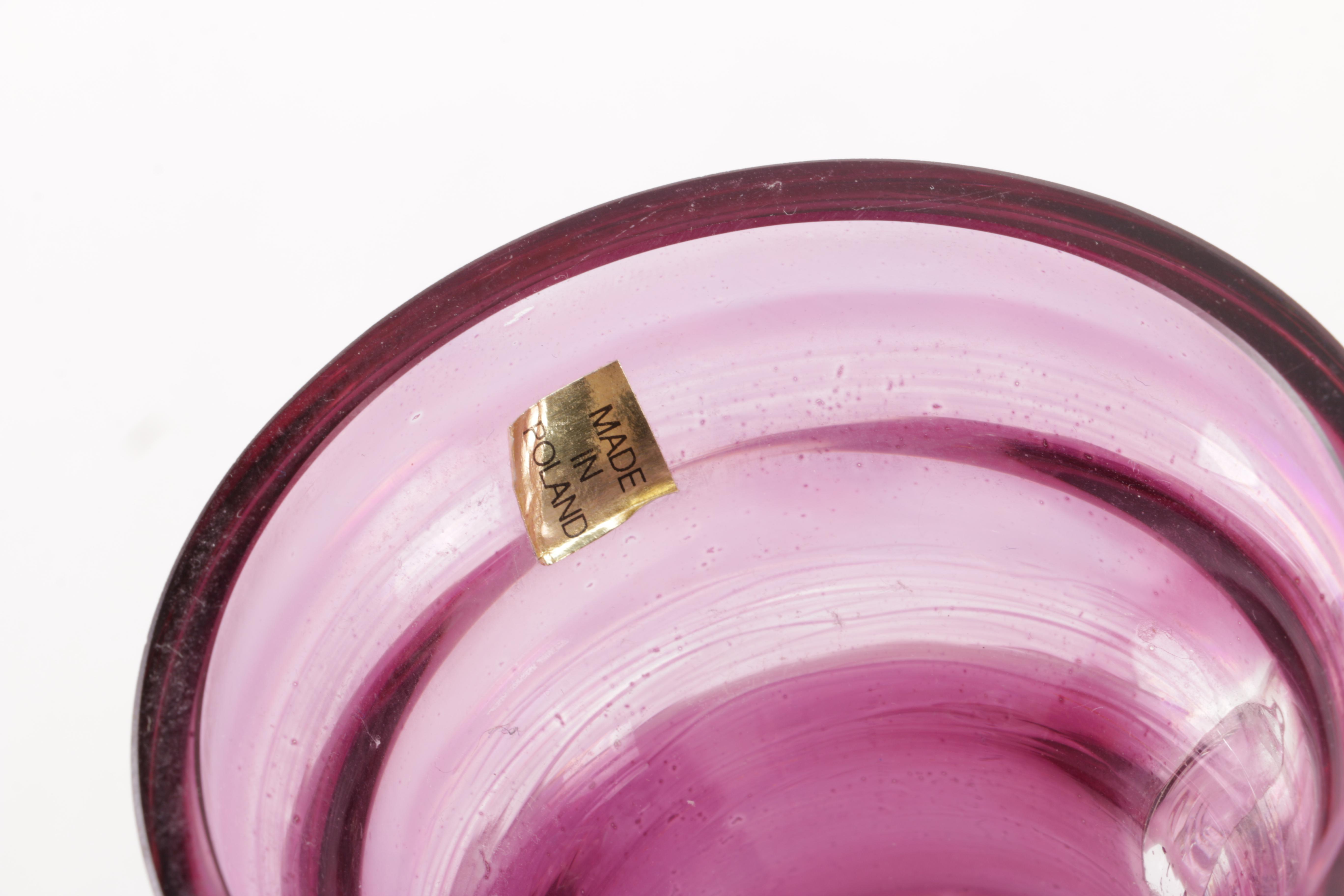 Glass Vases and Paperweight