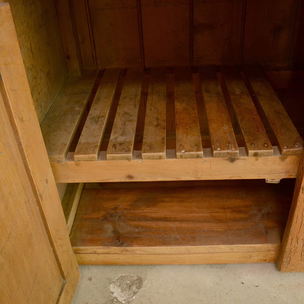 19th Century Pine Stepback Cupboard