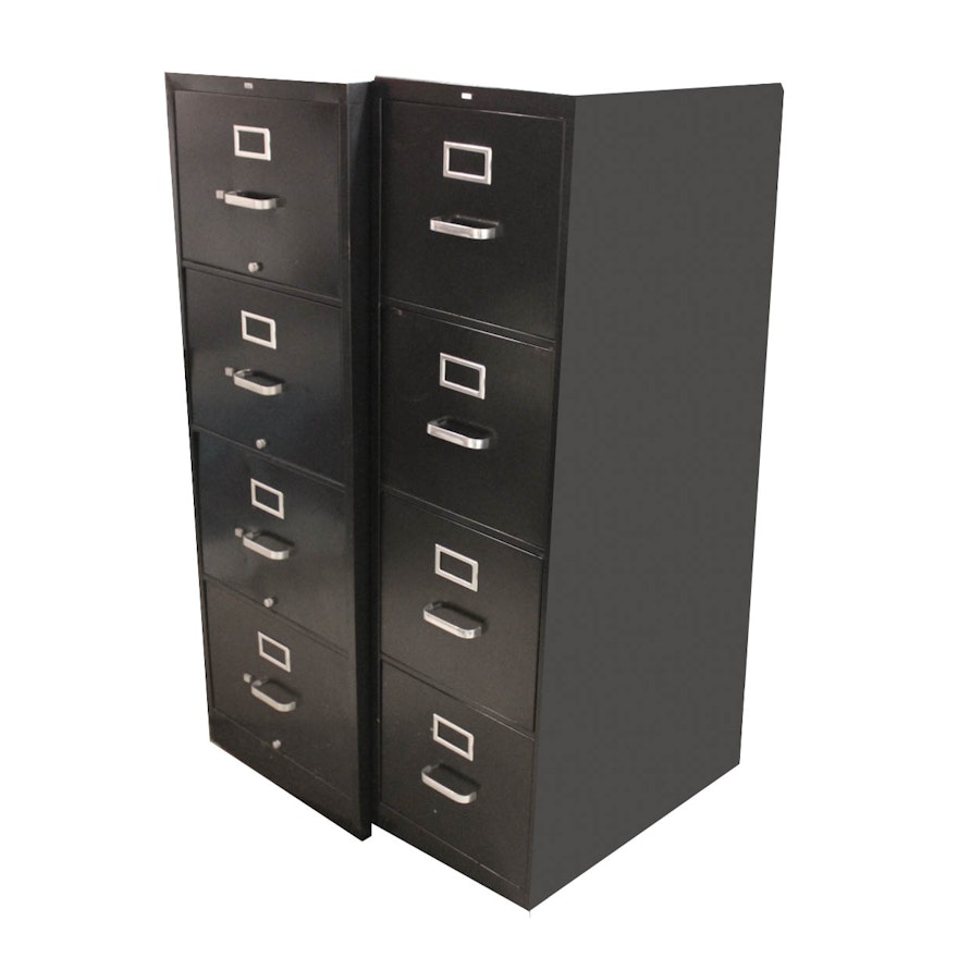 HON Filing Cabinet Pair and Storage Cabinet