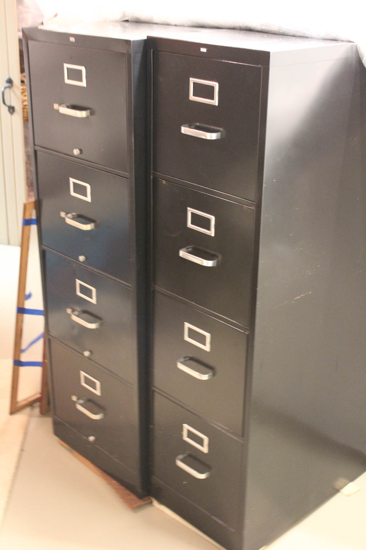HON Filing Cabinet Pair and Storage Cabinet