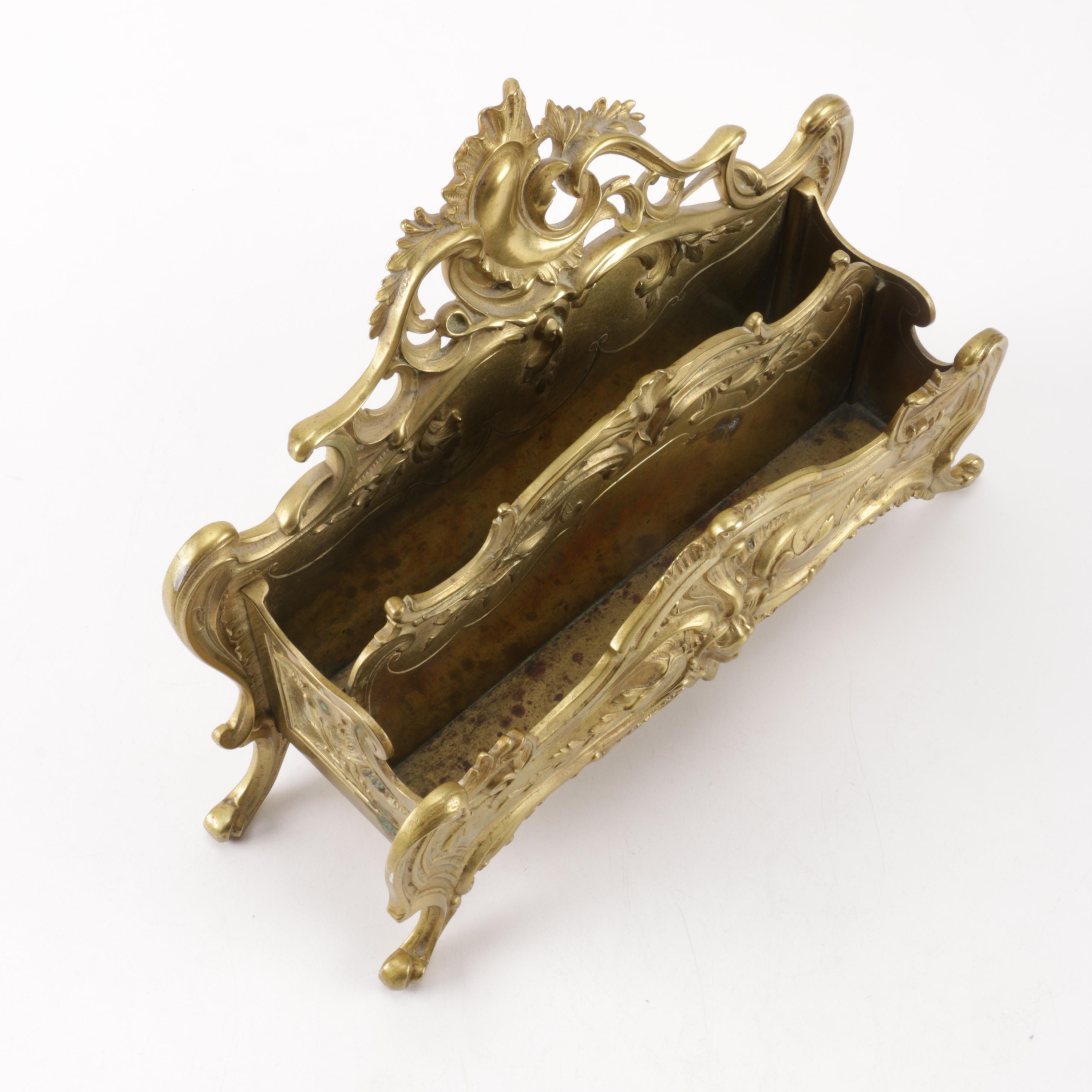 Brass Letter Holder