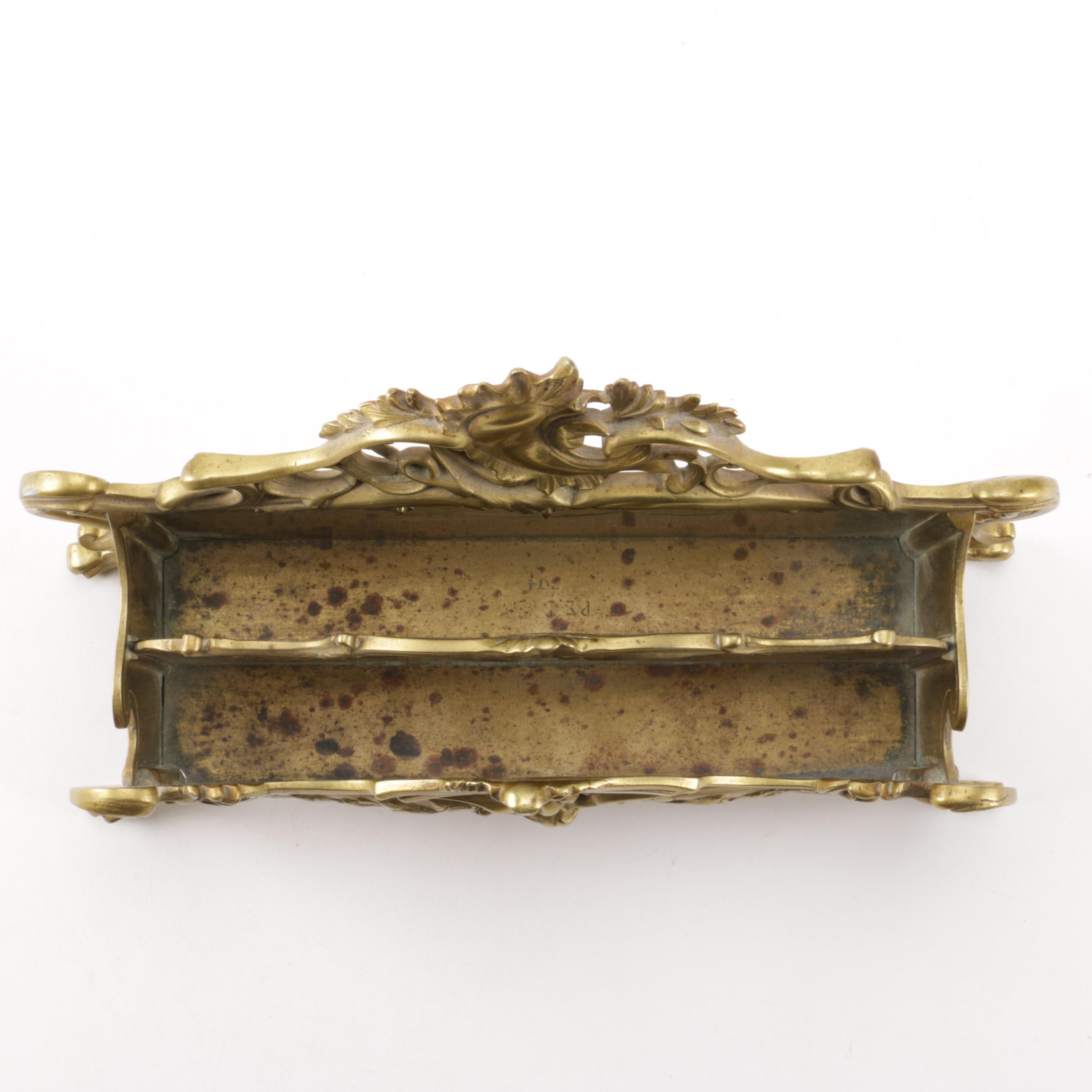 Brass Letter Holder