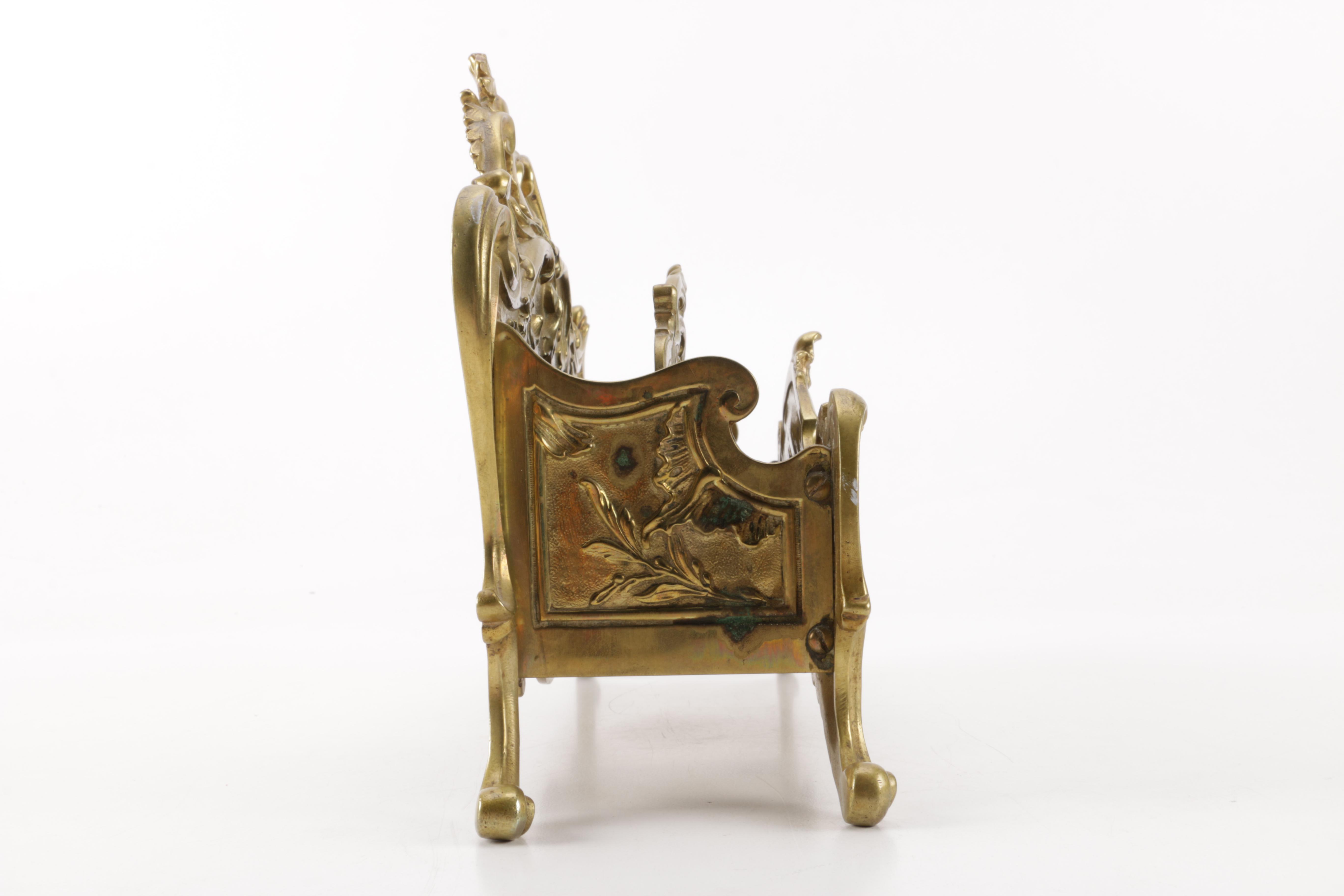 Brass Letter Holder