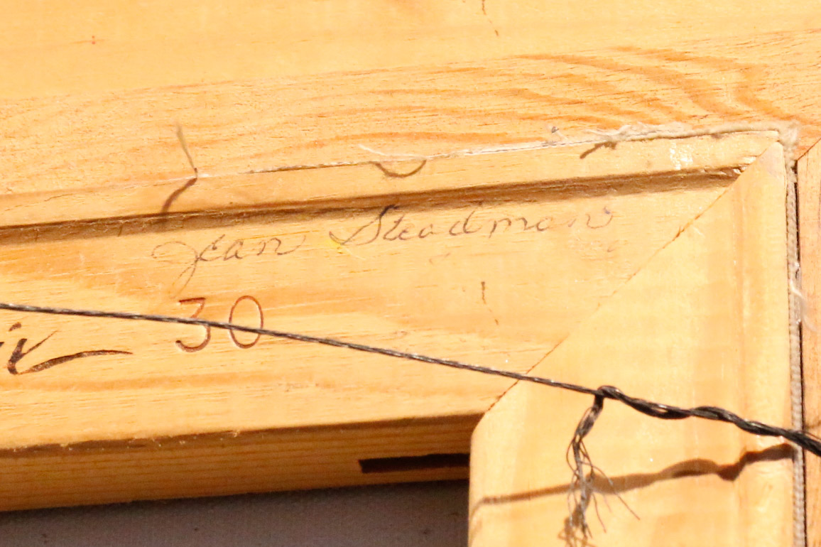 Framed Oil Painting on Canvas by Jean Steadman