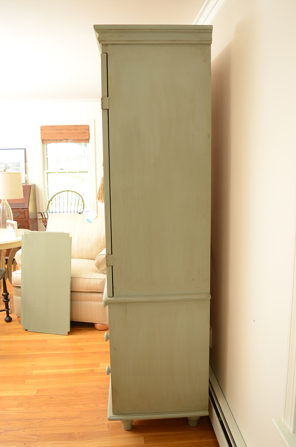 Painted Wood Armoire