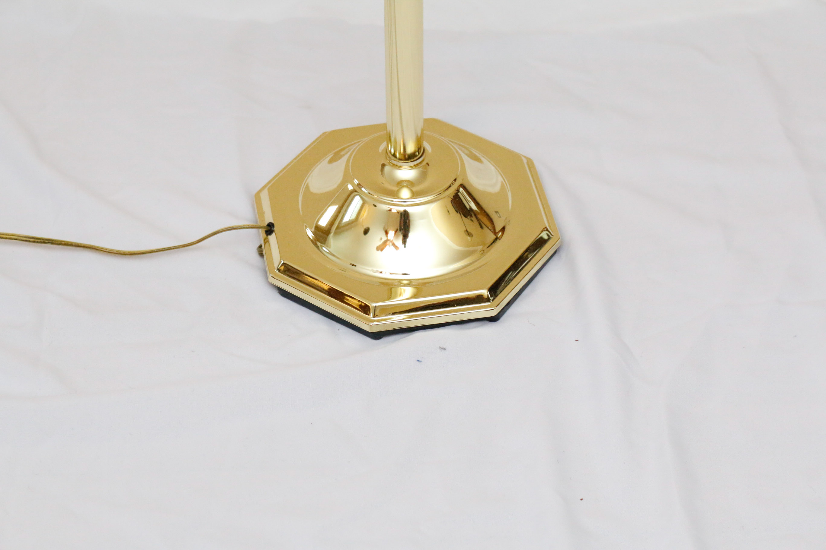 Gold Tone Floor Lamp