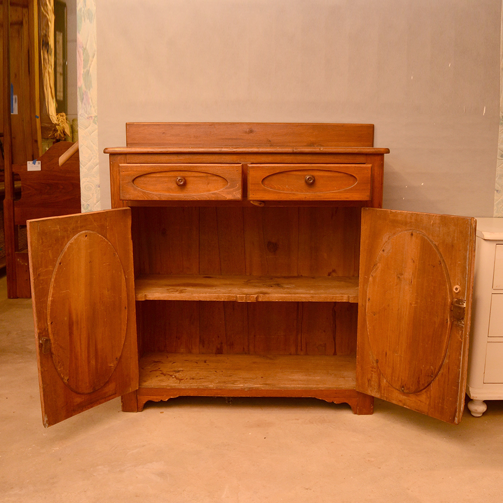 Vintage Pine Wood Cabinet