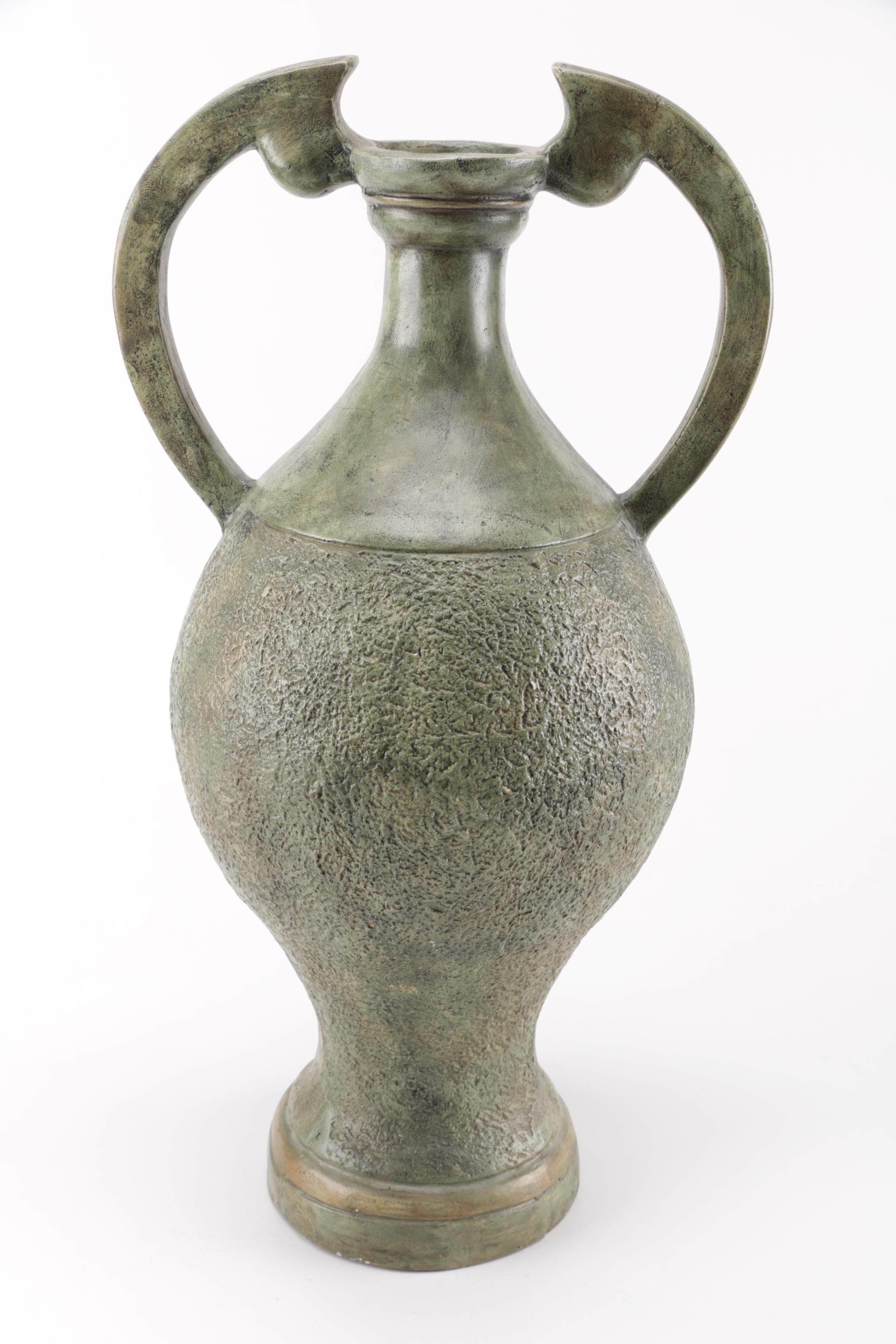Decorative Mexican Plaster Urn