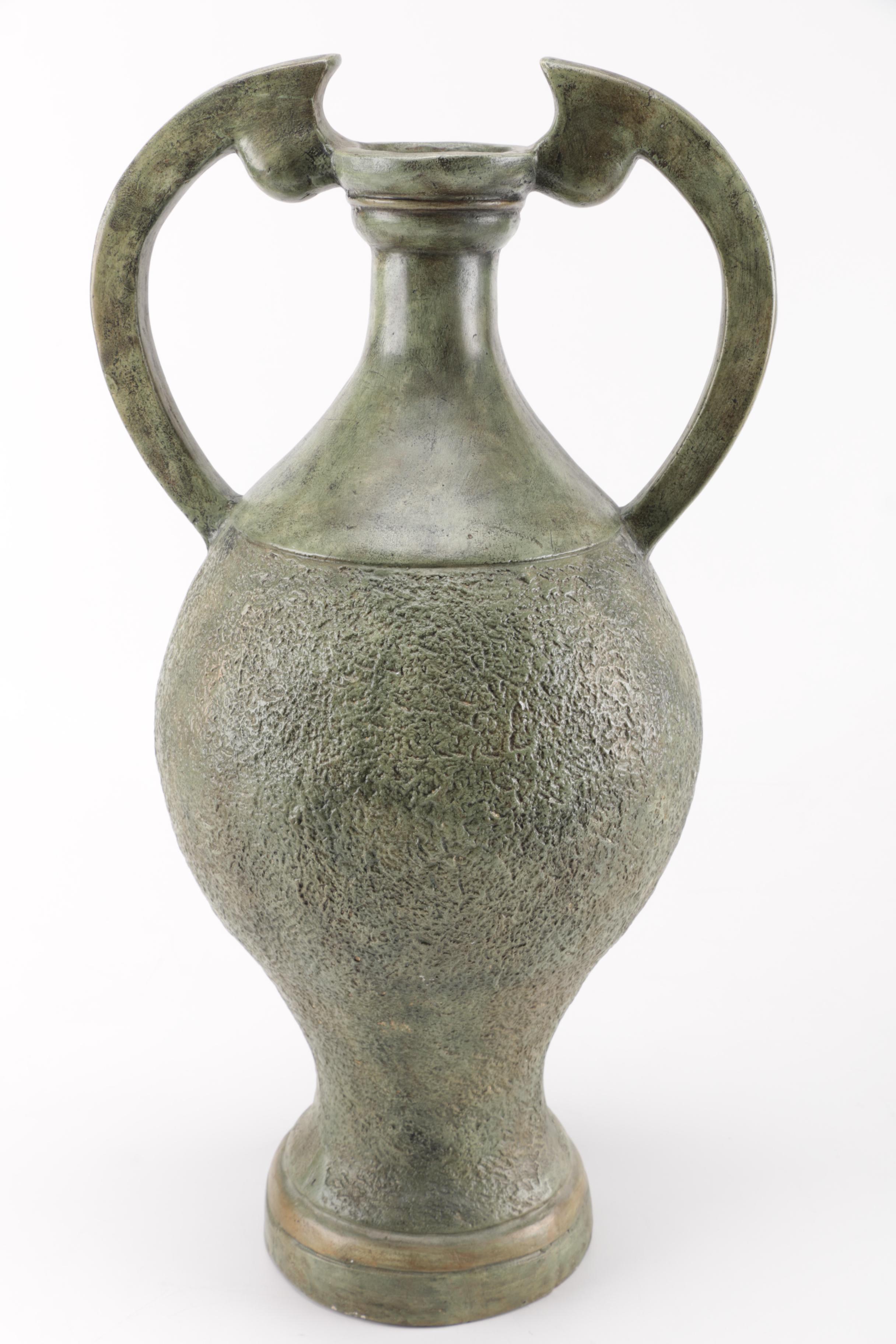 Decorative Mexican Plaster Urn