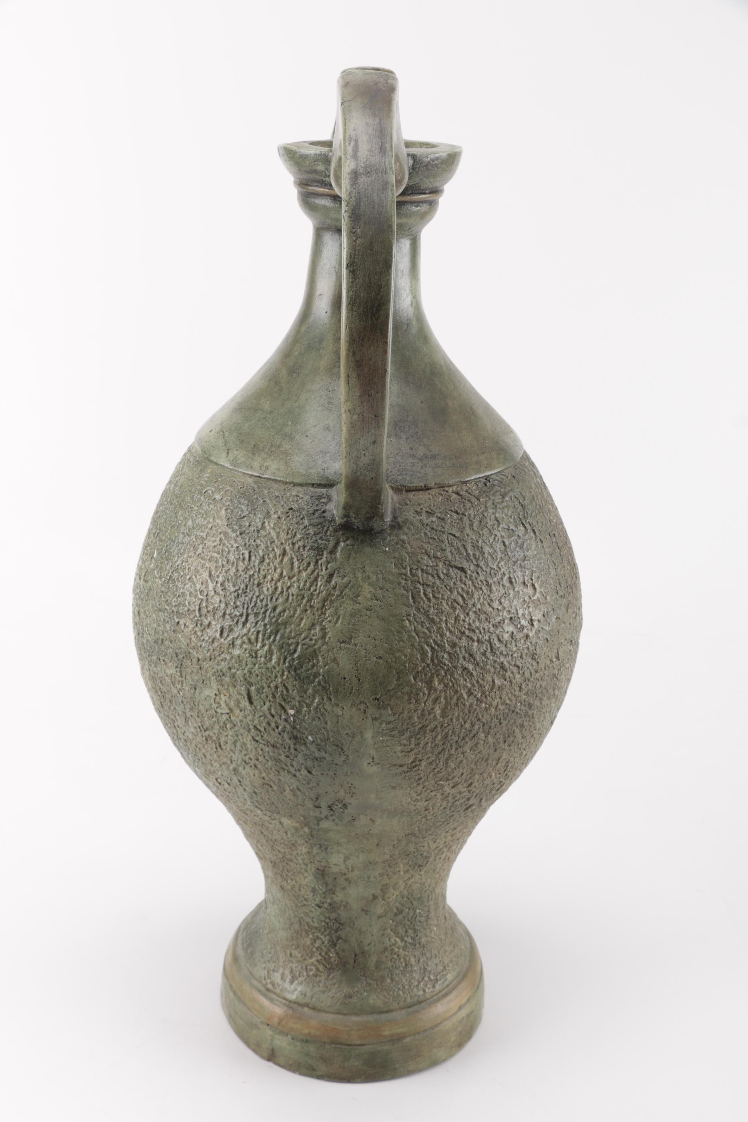 Decorative Mexican Plaster Urn