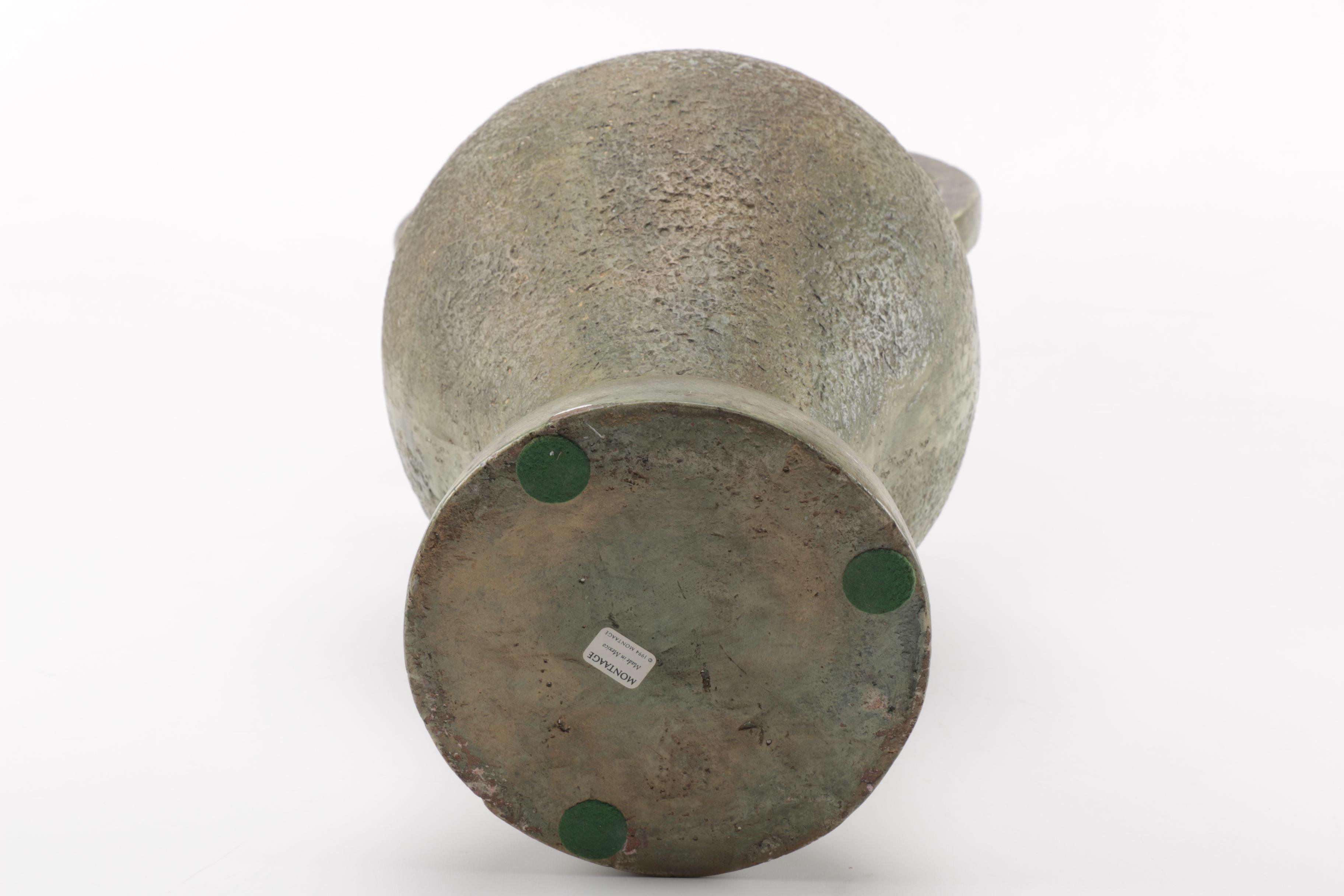 Decorative Mexican Plaster Urn