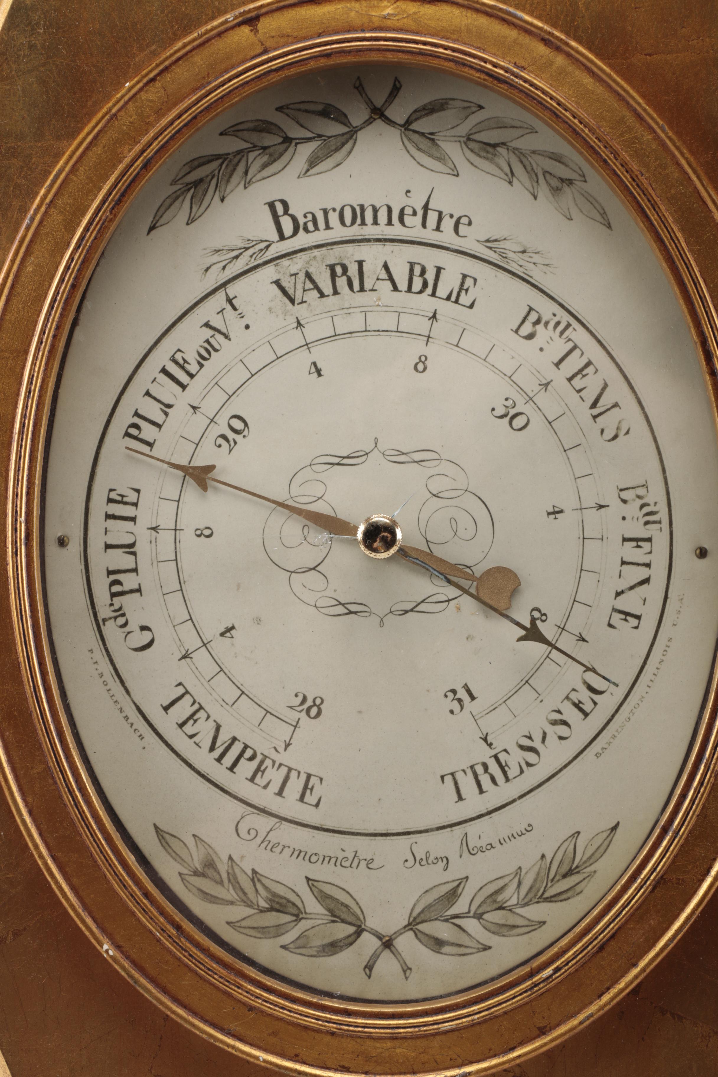 Decorative French Barometer