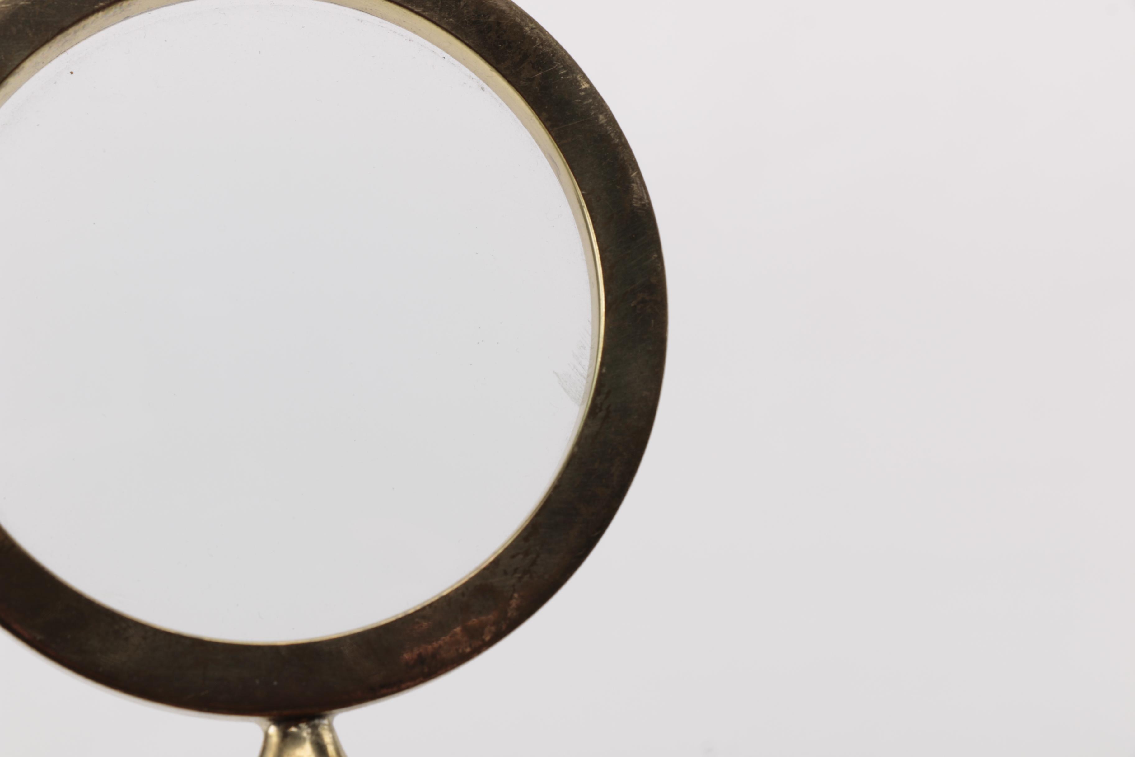Brass Letter Opener and Magnifying Glass