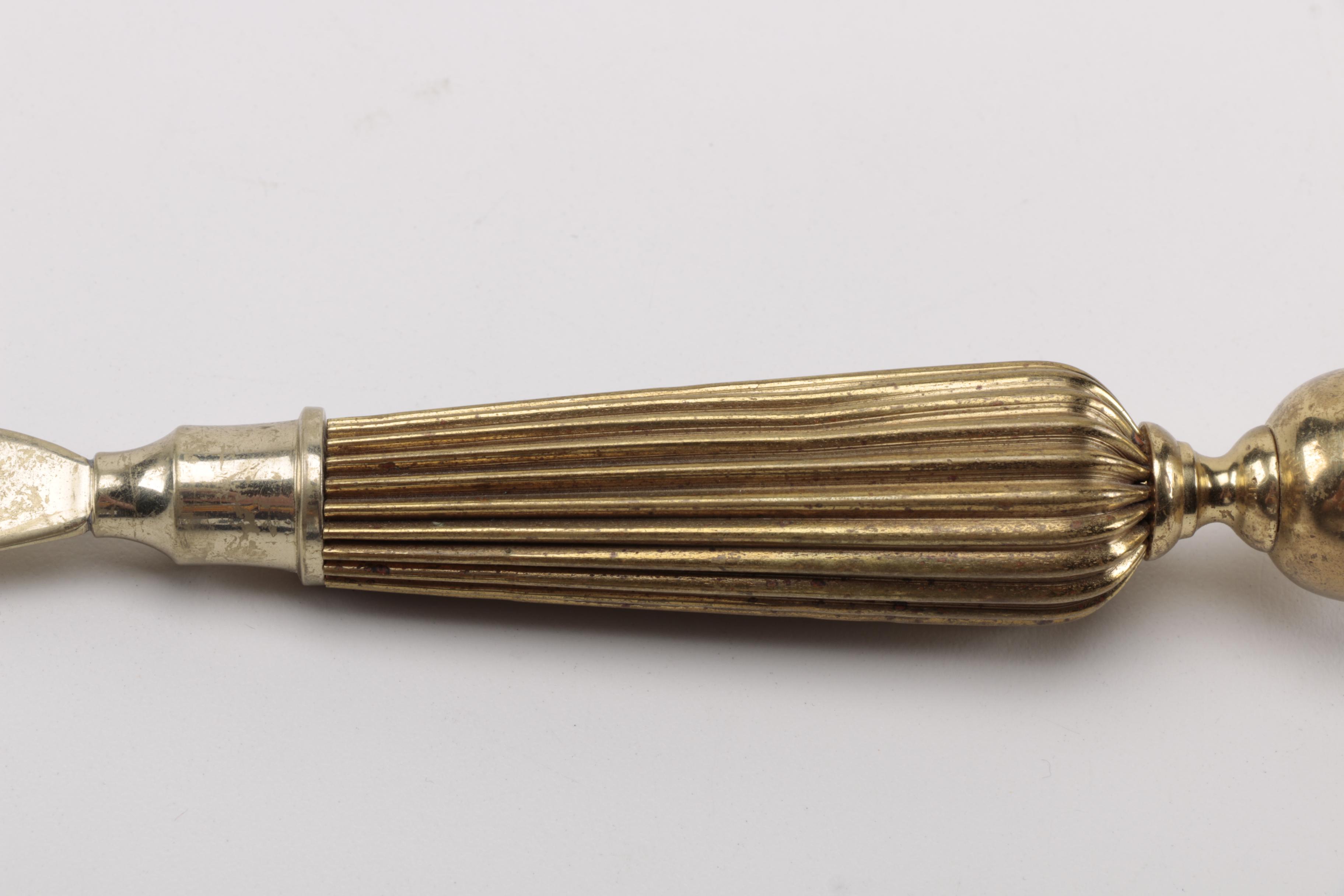 Brass Letter Opener and Magnifying Glass