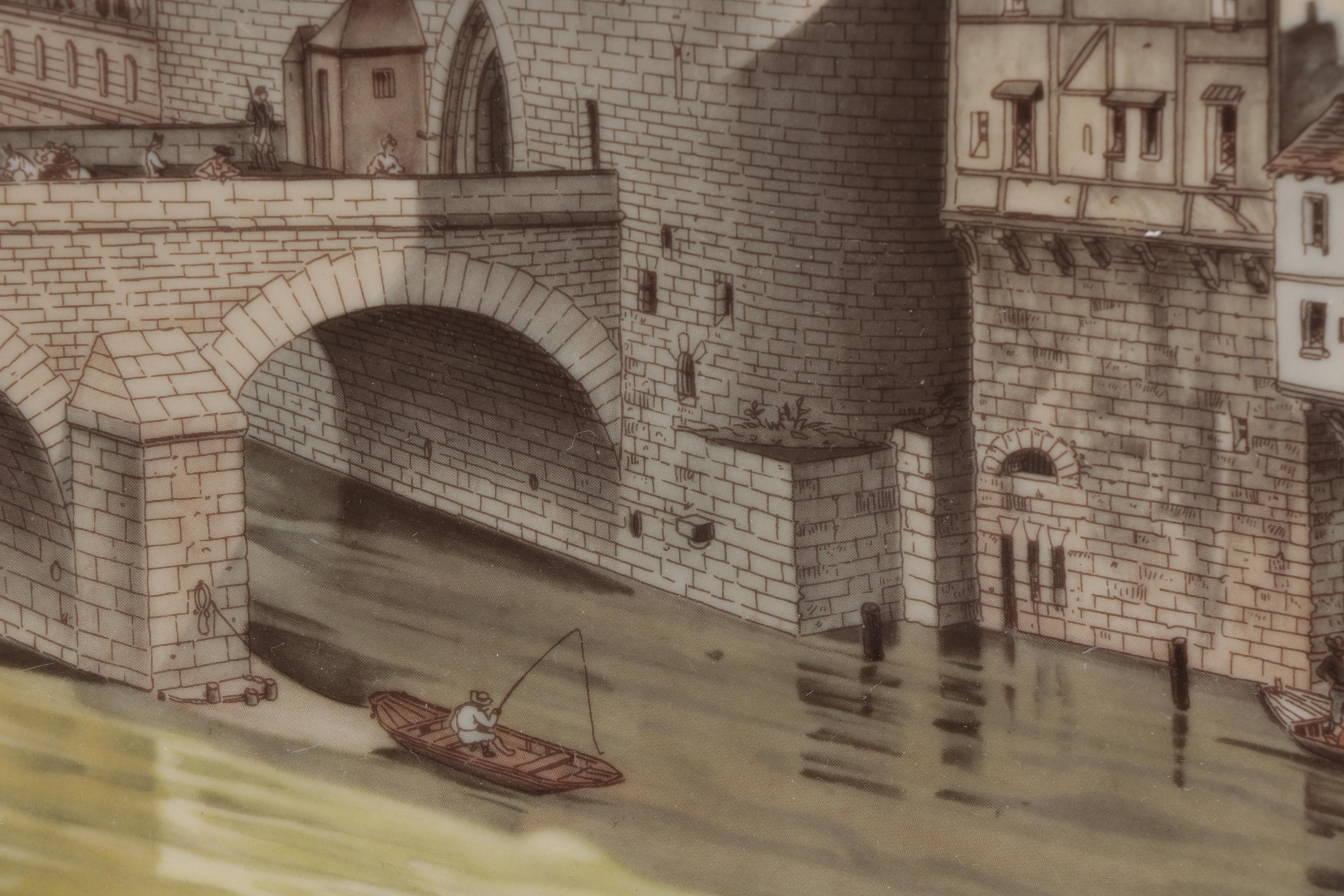 "The Bridges of Paris" Limited Edition Porcelaine De Paris Plates