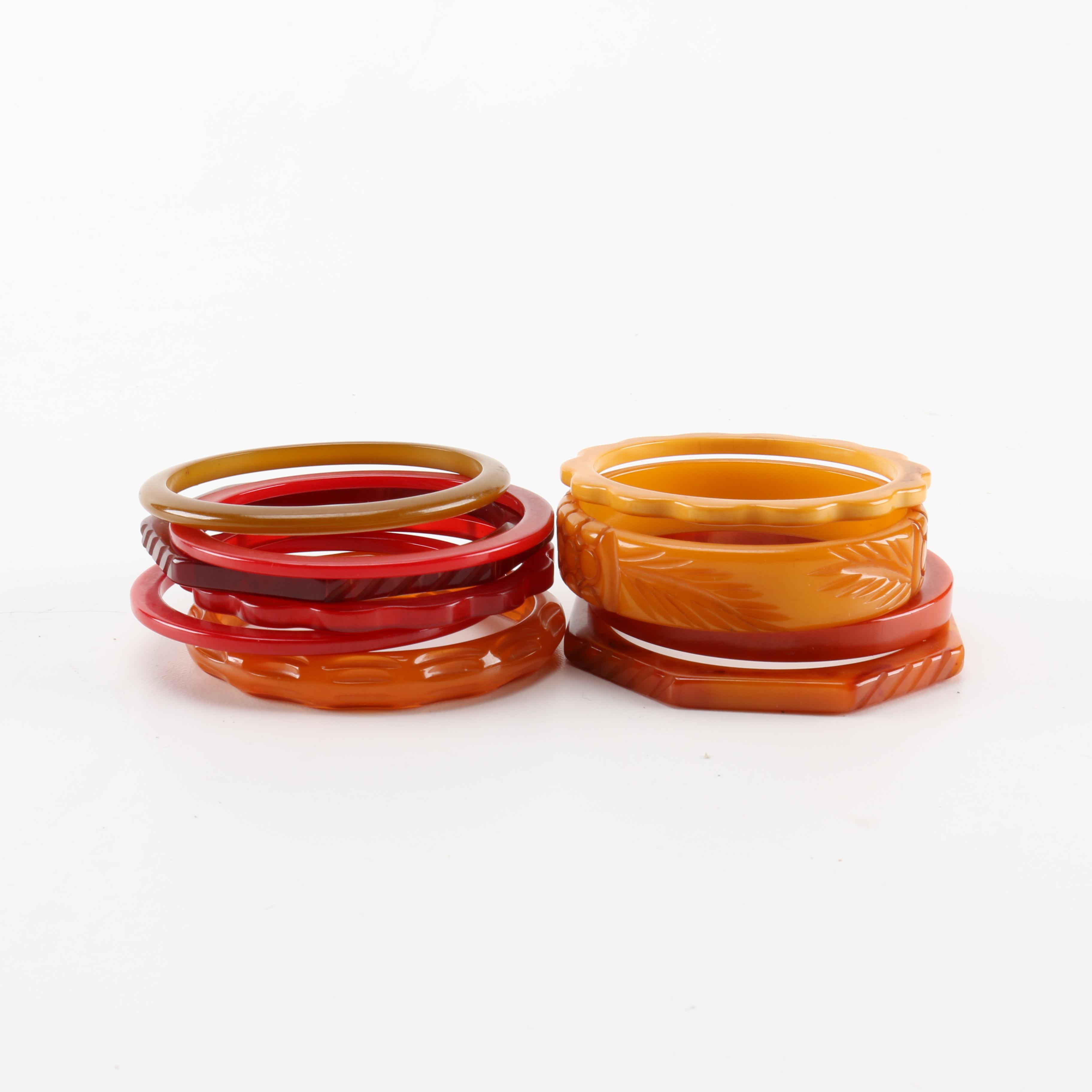 Vintage Bakelite Bangle Bracelets