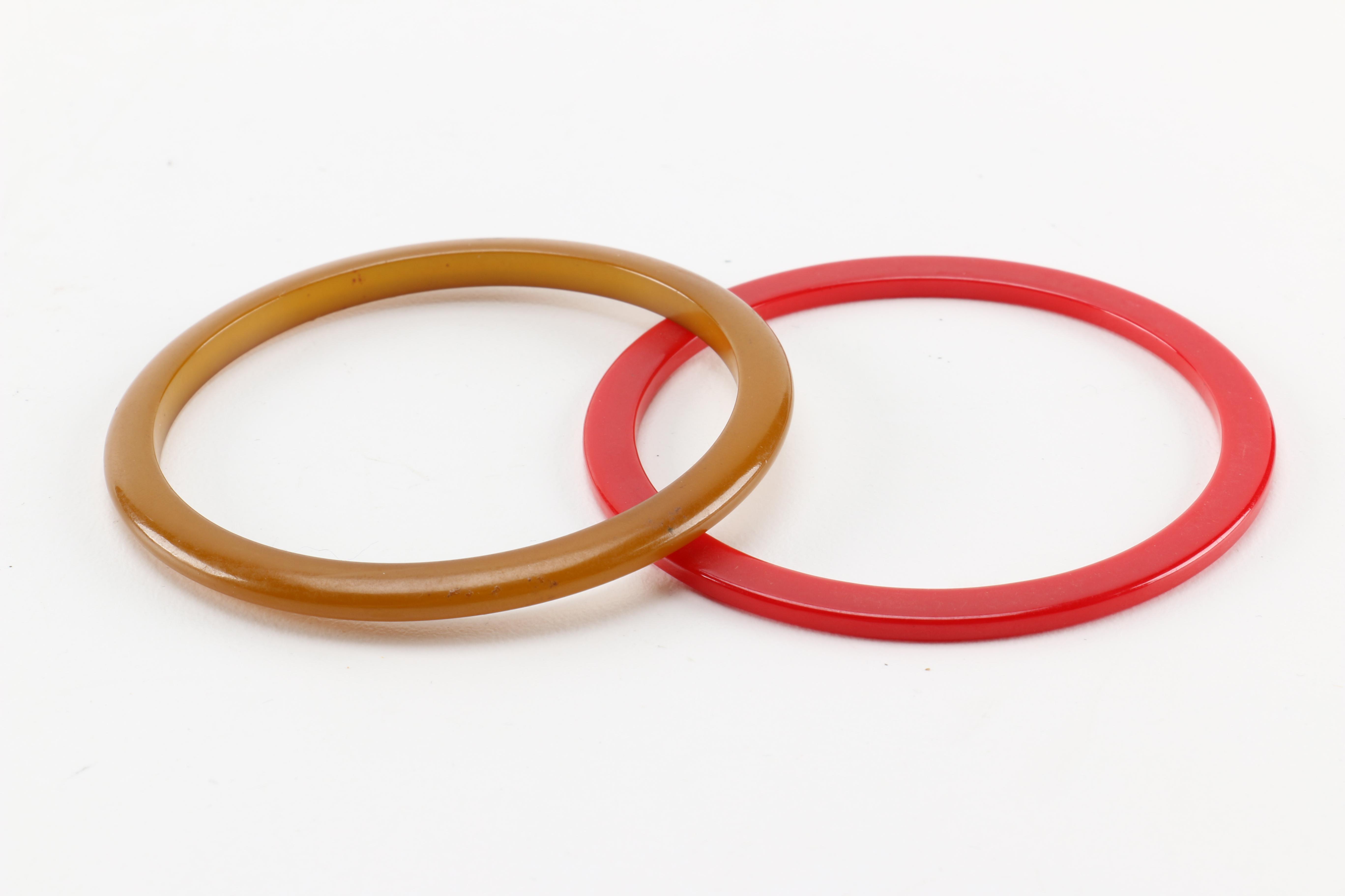 Vintage Bakelite Bangle Bracelets