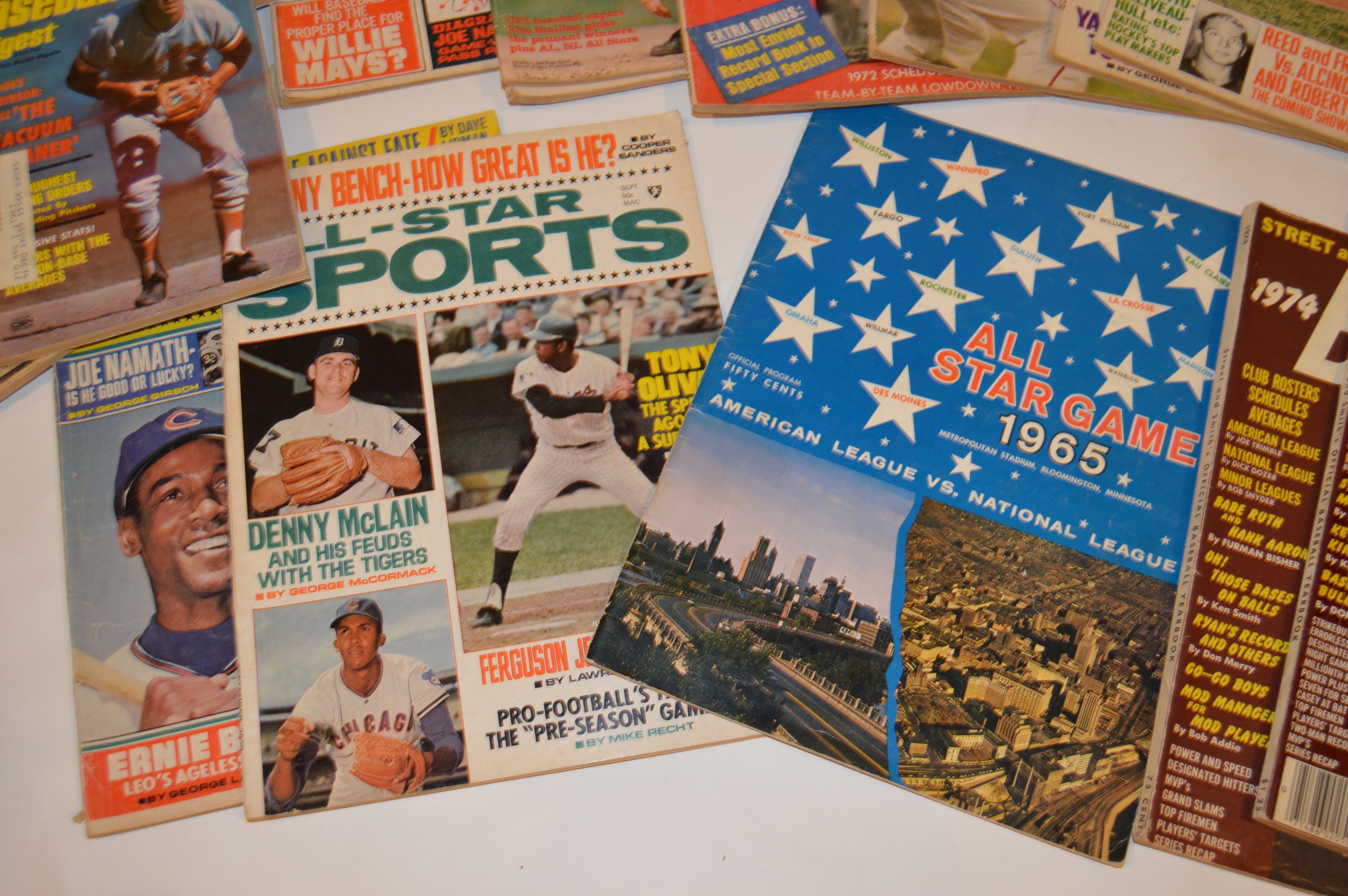 1960s-1970s Vintage Sports Magazines and Publications