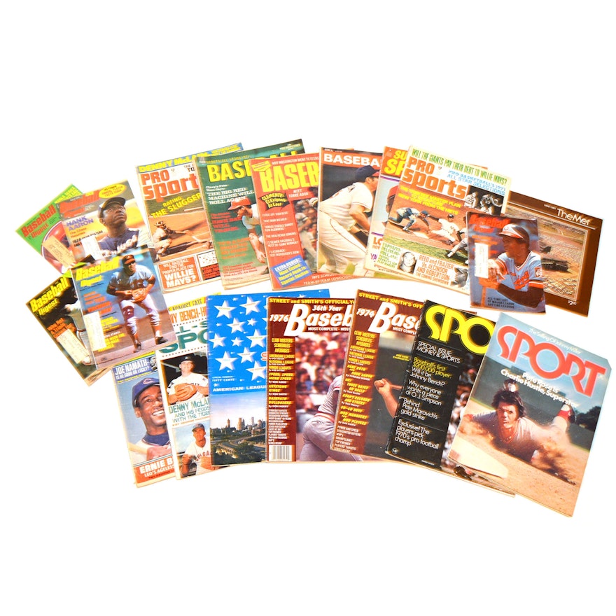 1960s-1970s Vintage Sports Magazines and Publications