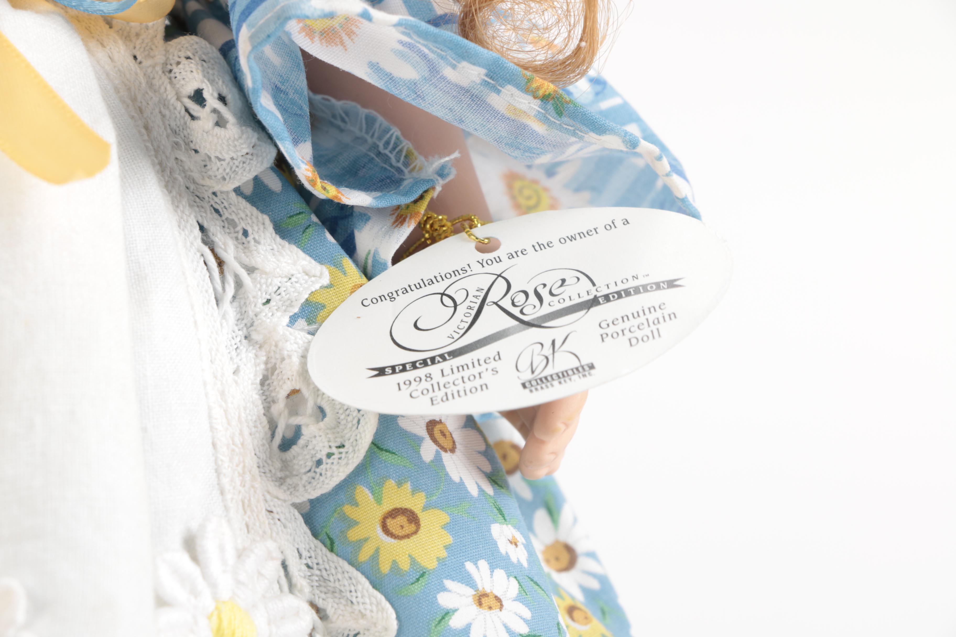 Generous Collection of Porcelain and Stuffed Dolls including Precious Moments