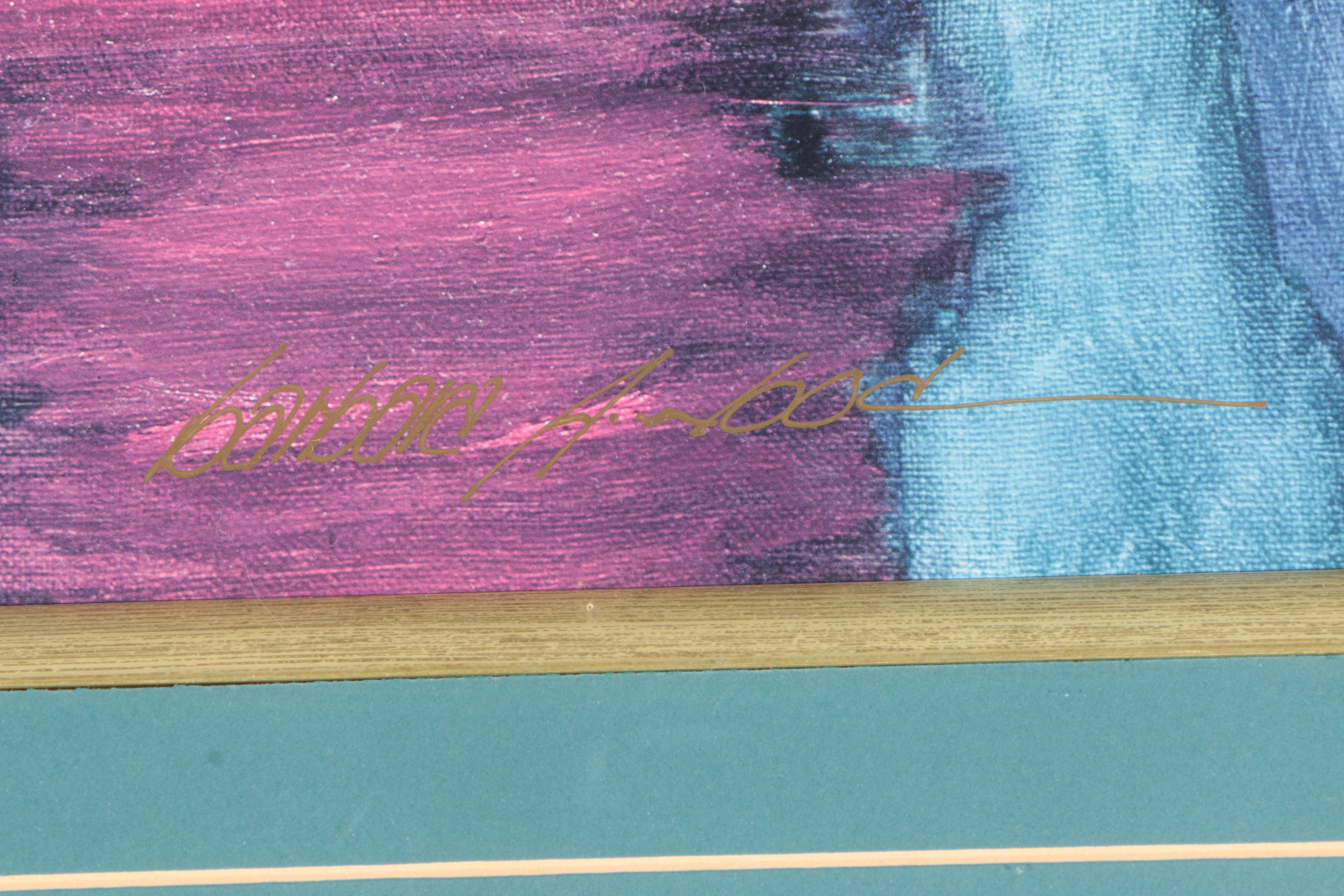 Barbara Wood Limited Edition Offset Lithograph Prints Including "Love in Bloom"