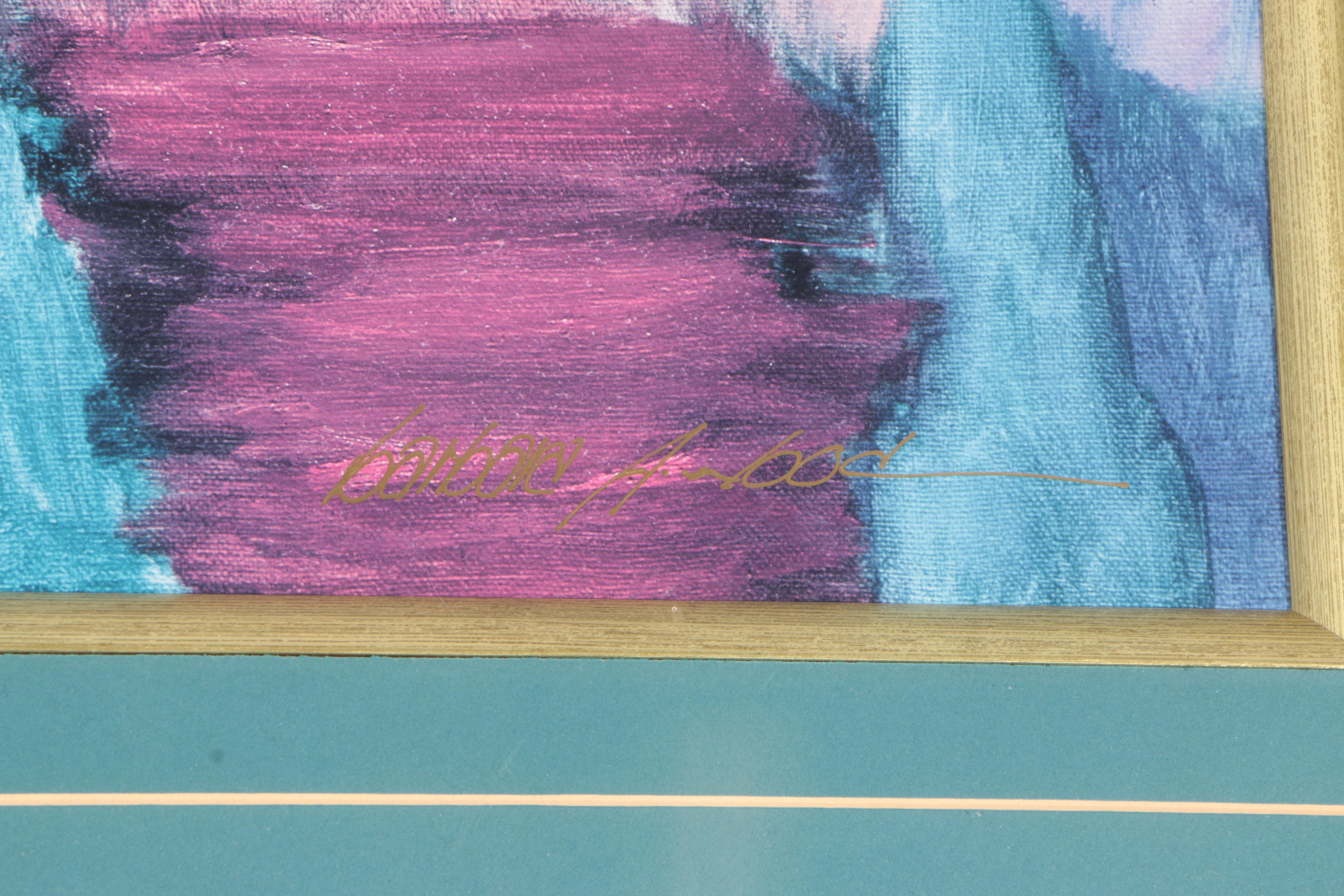 Barbara Wood Limited Edition Offset Lithograph Prints Including "Love in Bloom"