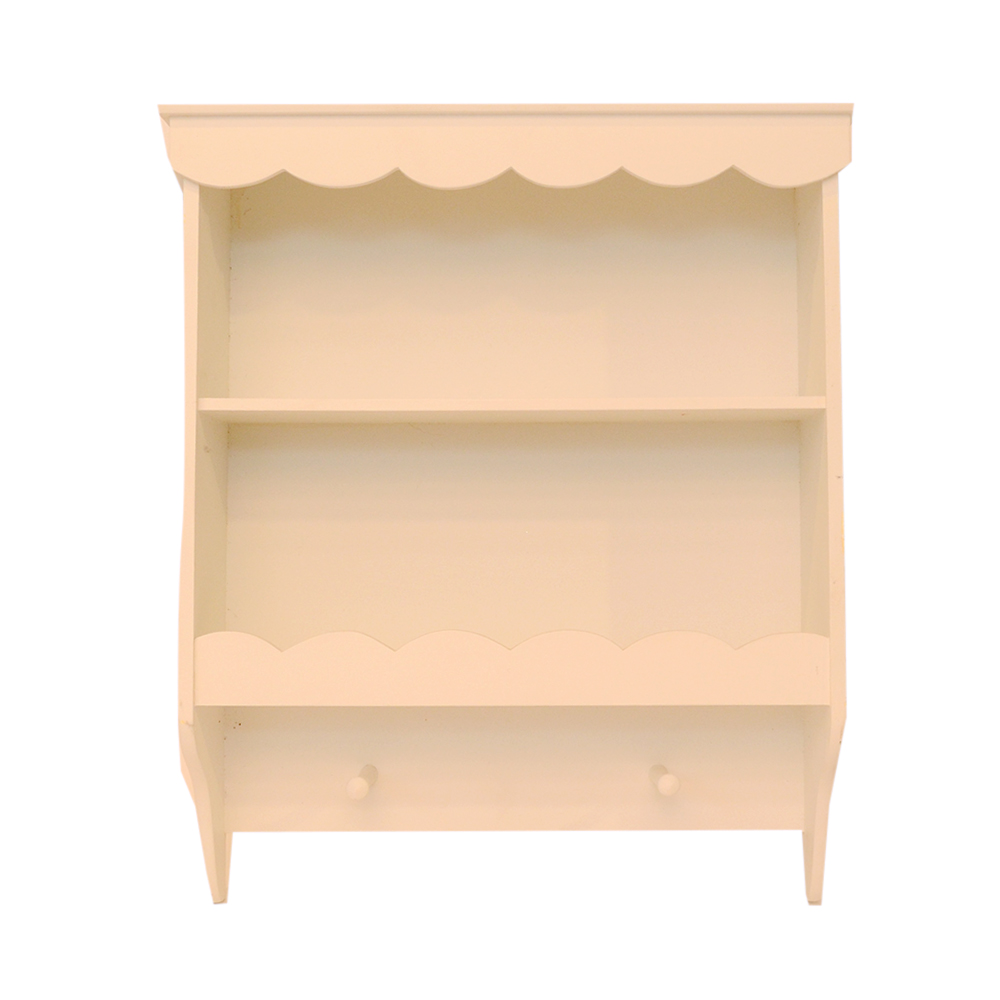 White Wooden Wall Shelf