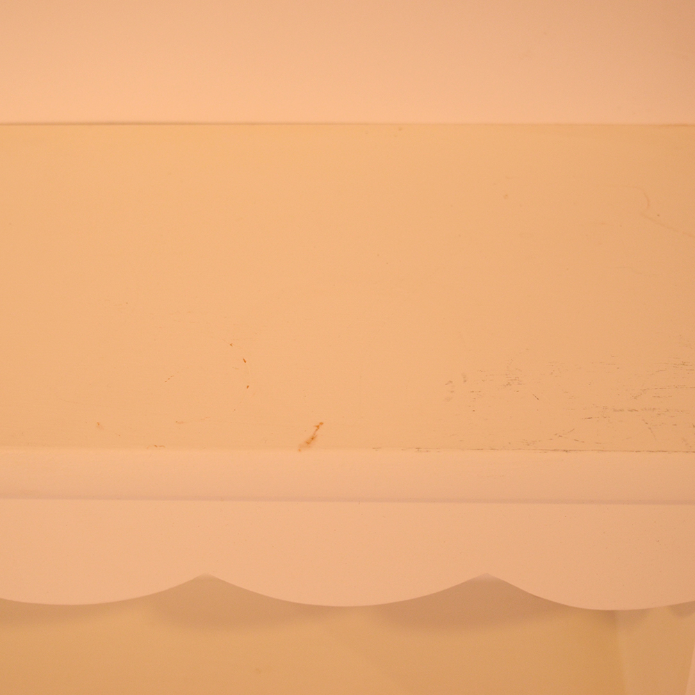 White Wooden Wall Shelf