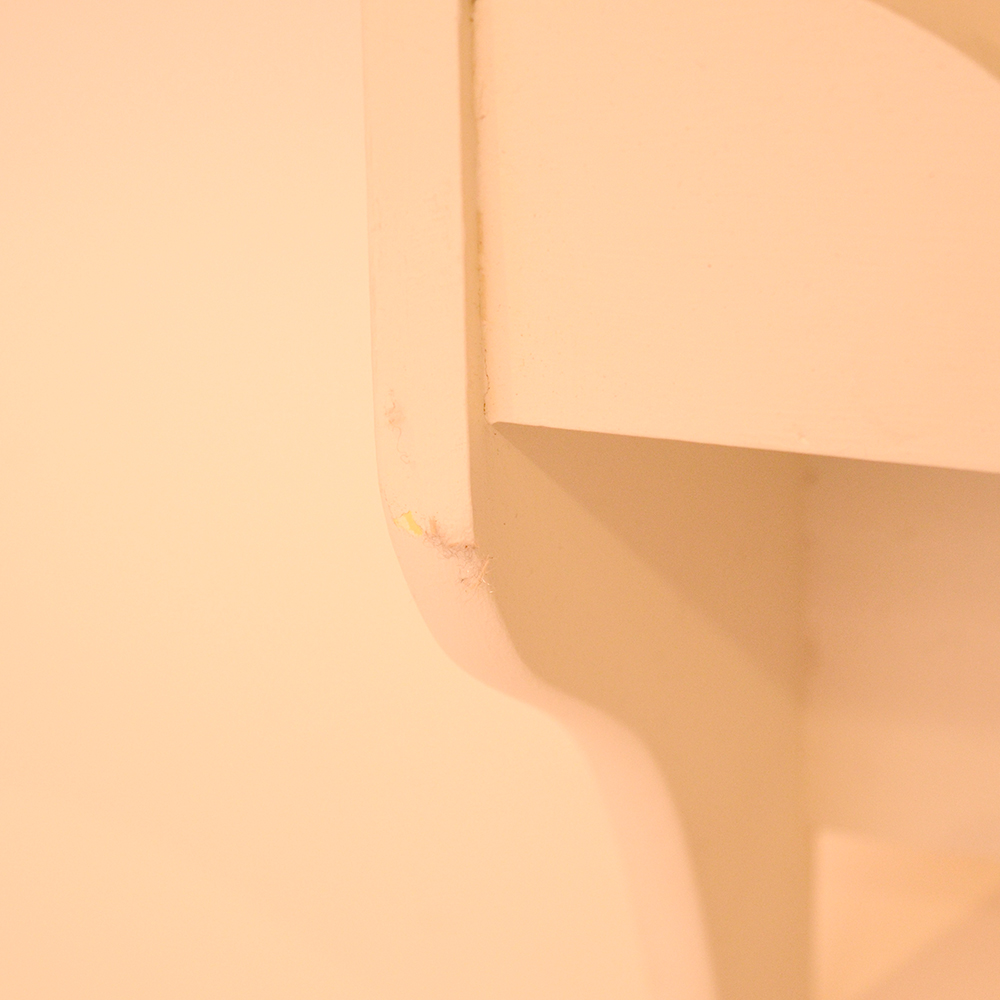 White Wooden Wall Shelf