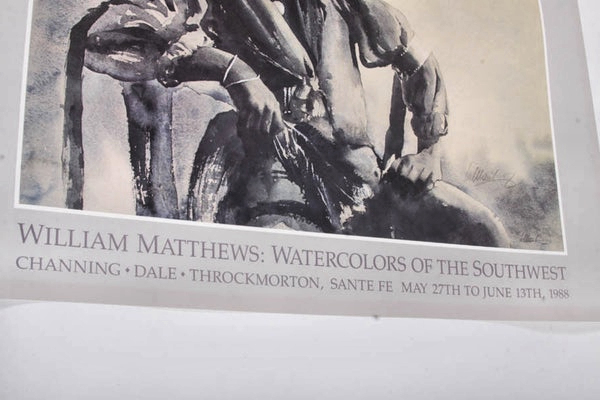 Art Gallery Poster Signed William Matthews Print