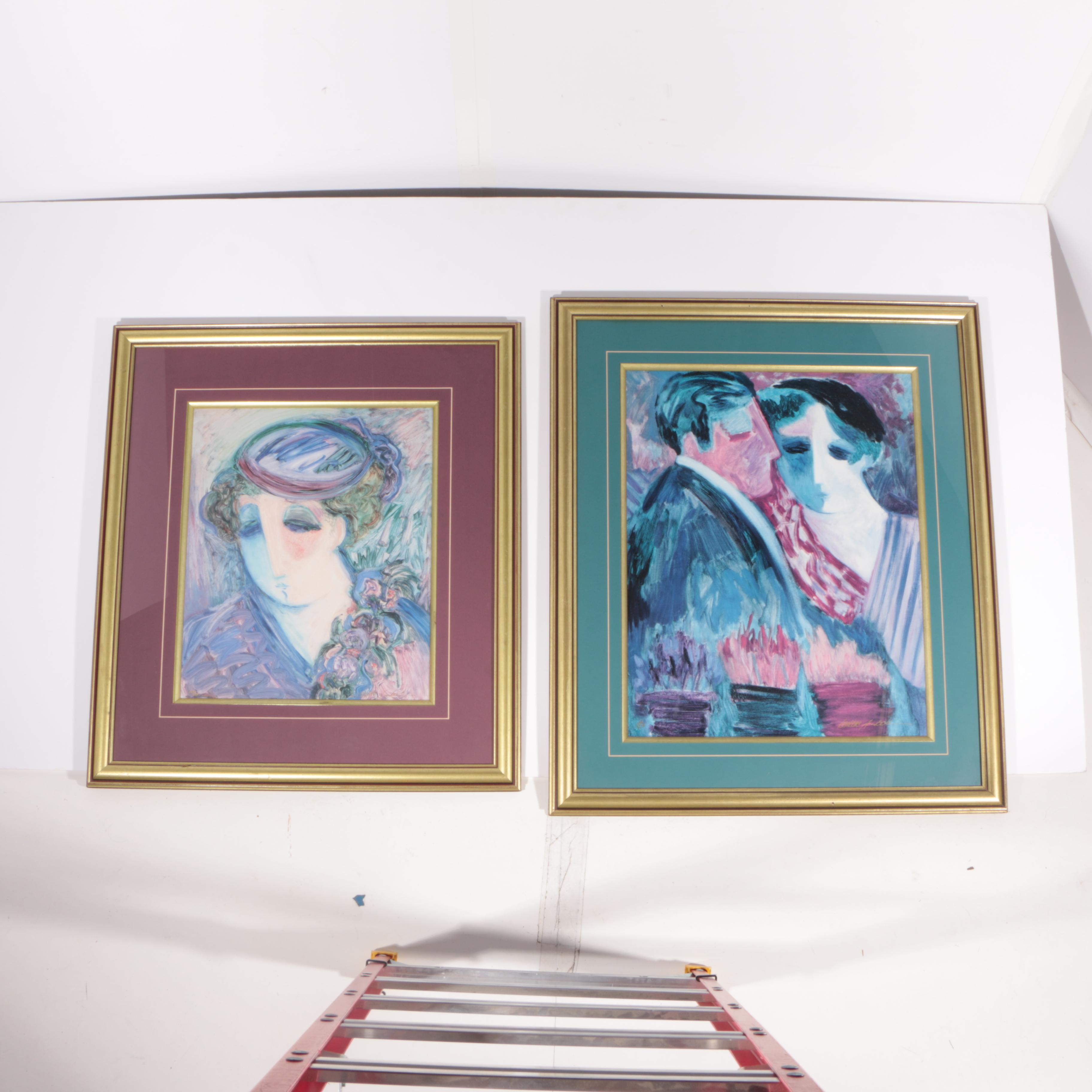 Barbara Wood Limited Edition Offset Lithograph Prints Including "Love in Bloom"