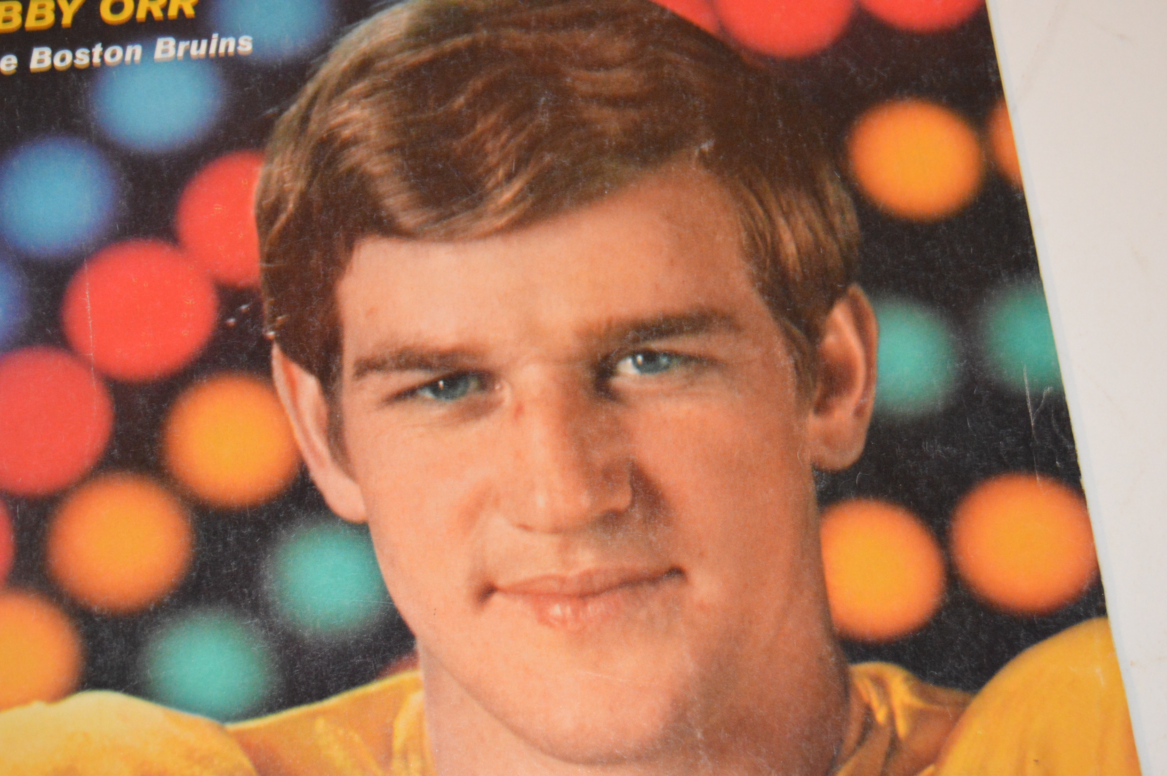 Vintage "Sports Illustrated" Magazine Featuring Hockey Player Bobby Orr