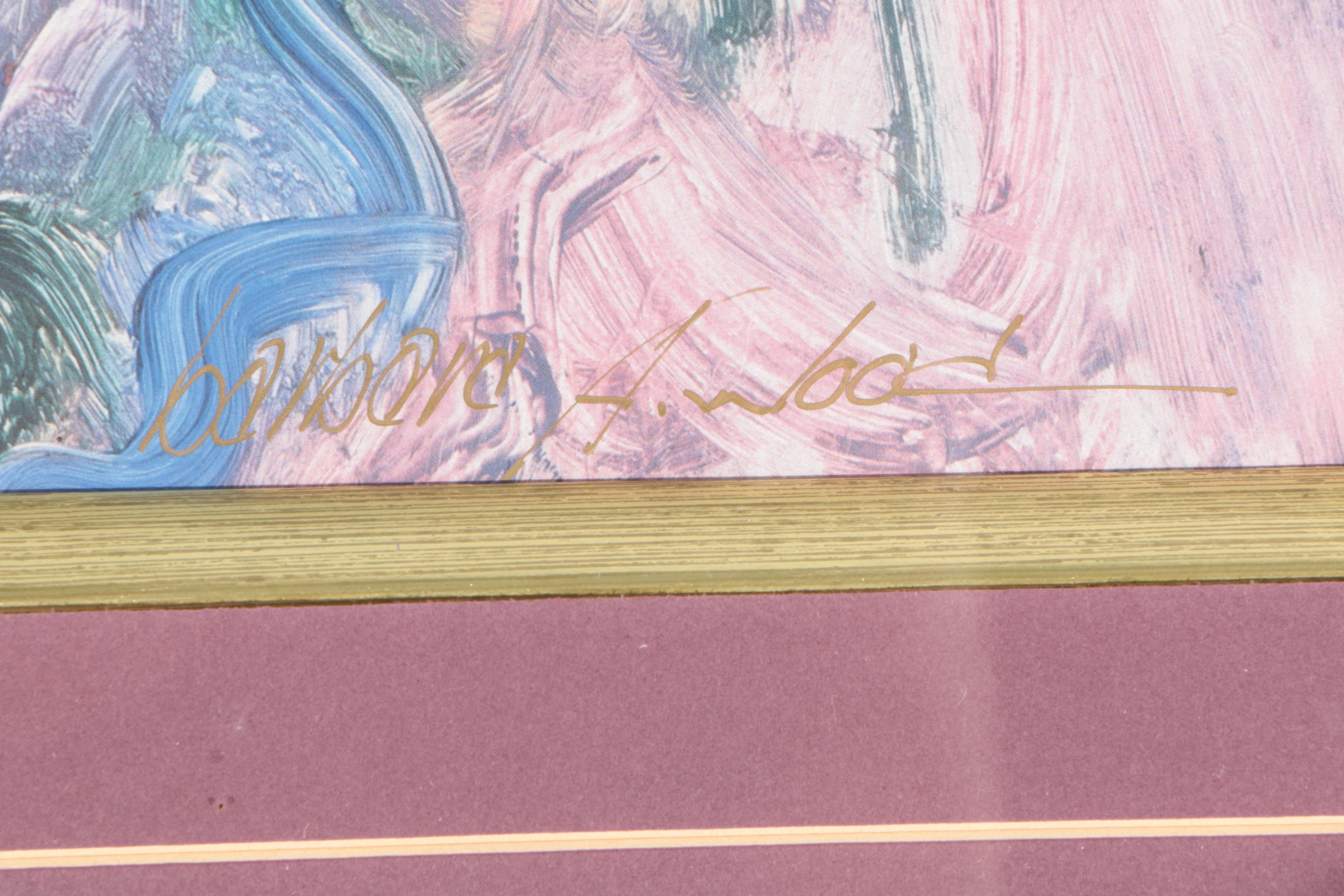 Barbara Wood Limited Edition Offset Lithograph Prints Including "Love in Bloom"